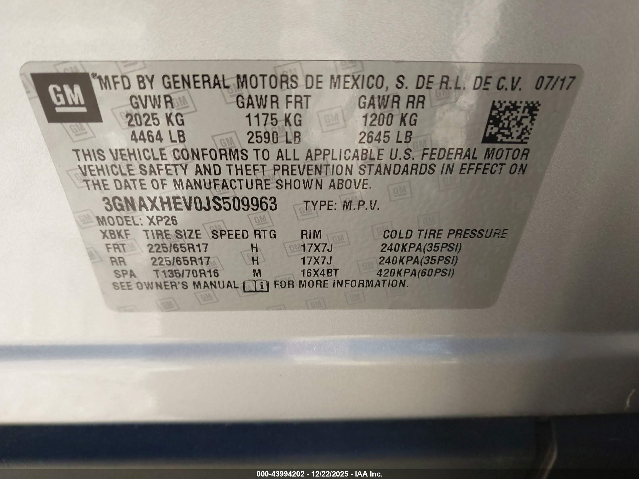 CHEVROLET EQUINOX image 9