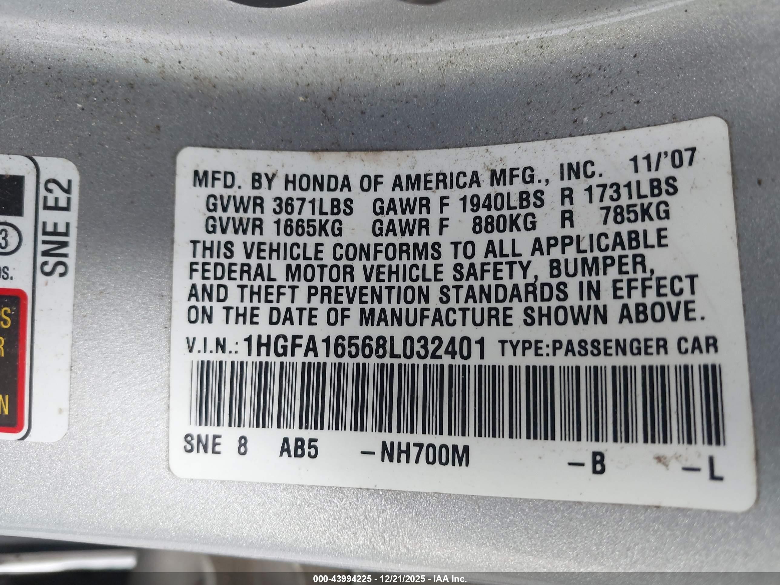 HONDA CIVIC image 9