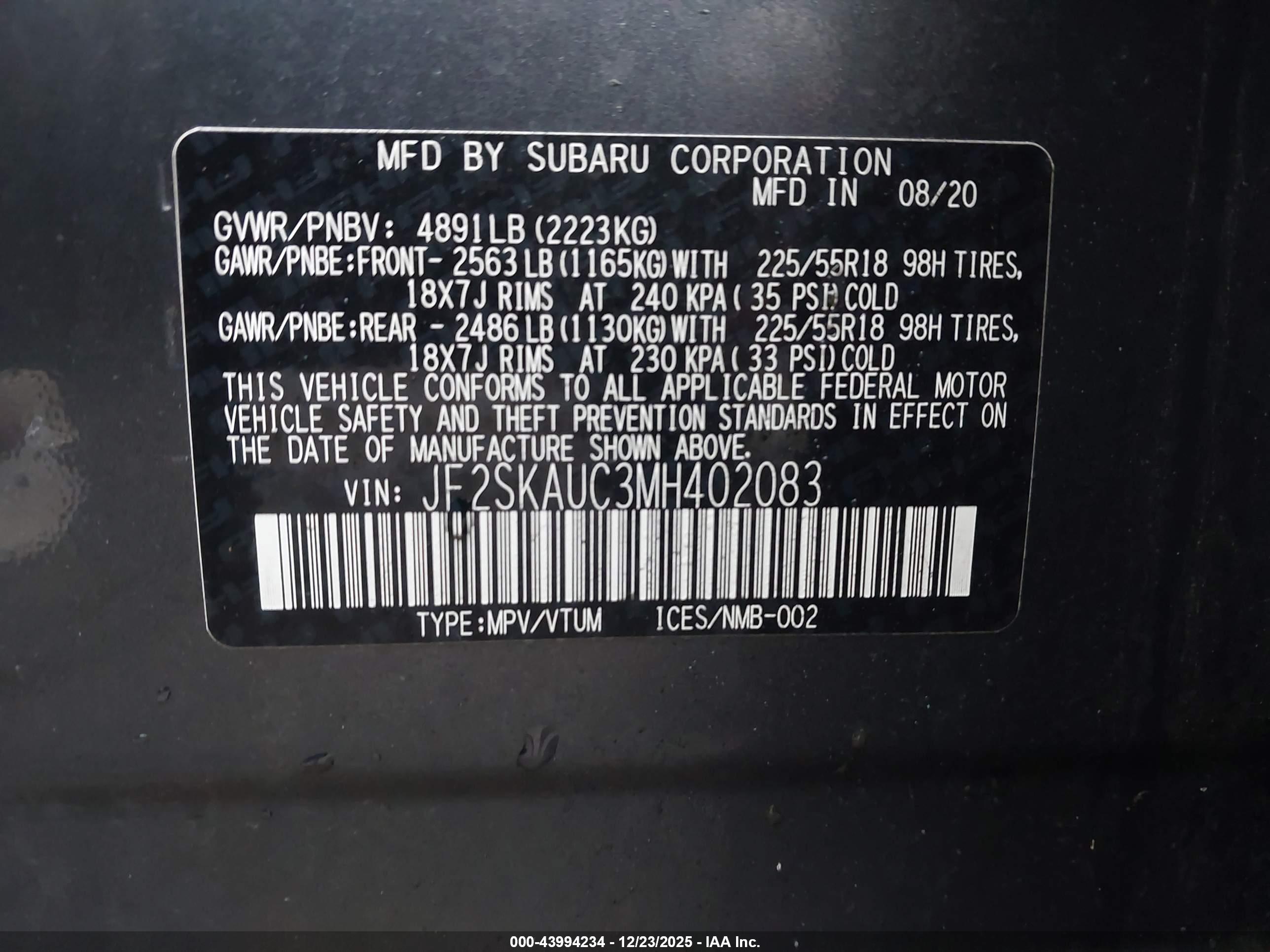 SUBARU FORESTER image 9