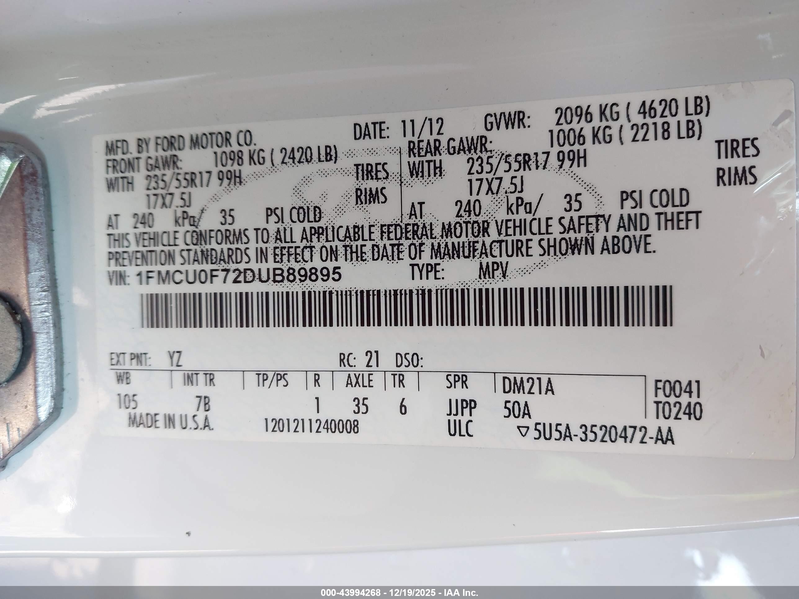 FORD ESCAPE image 9