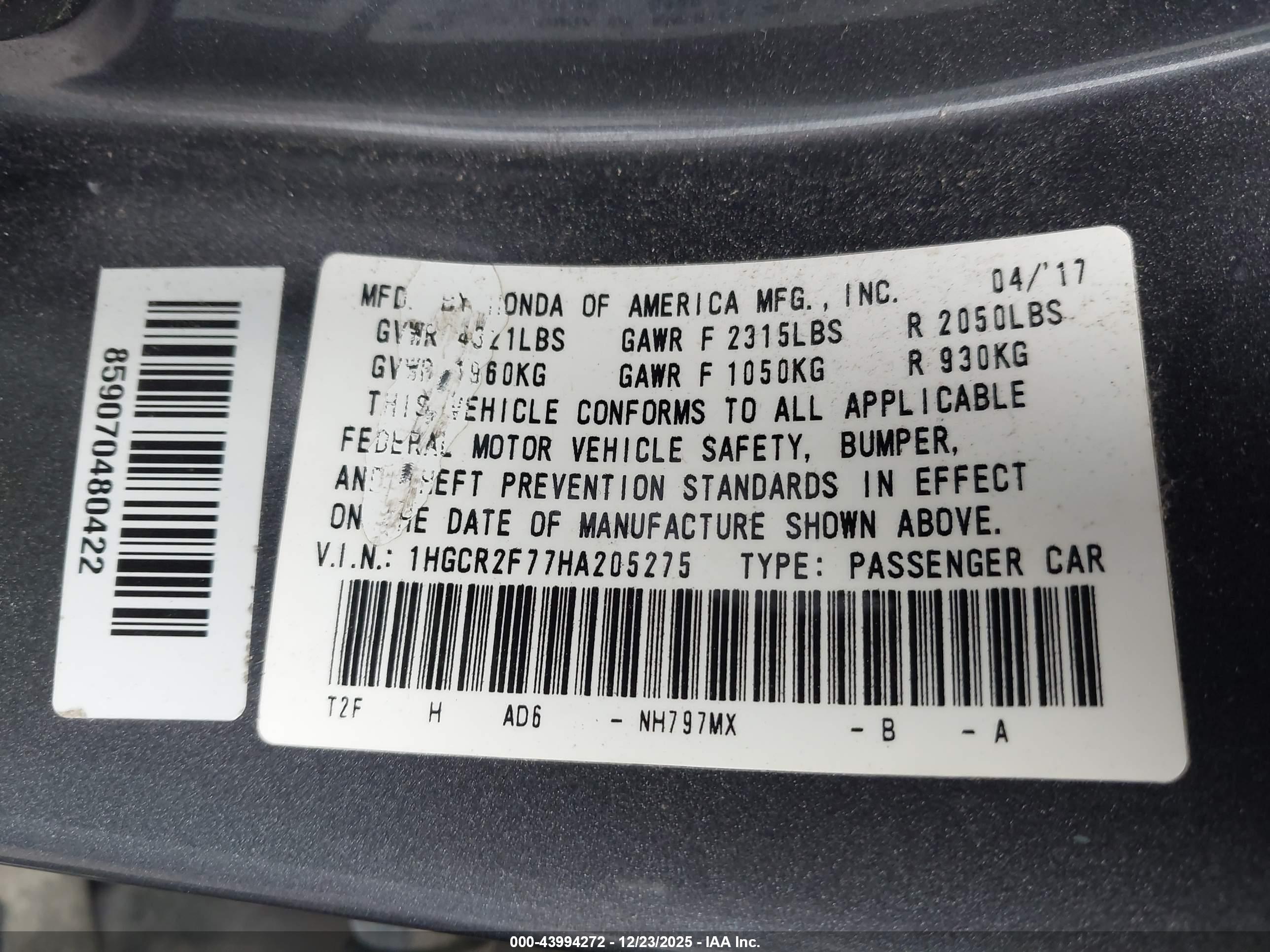 HONDA ACCORD image 9