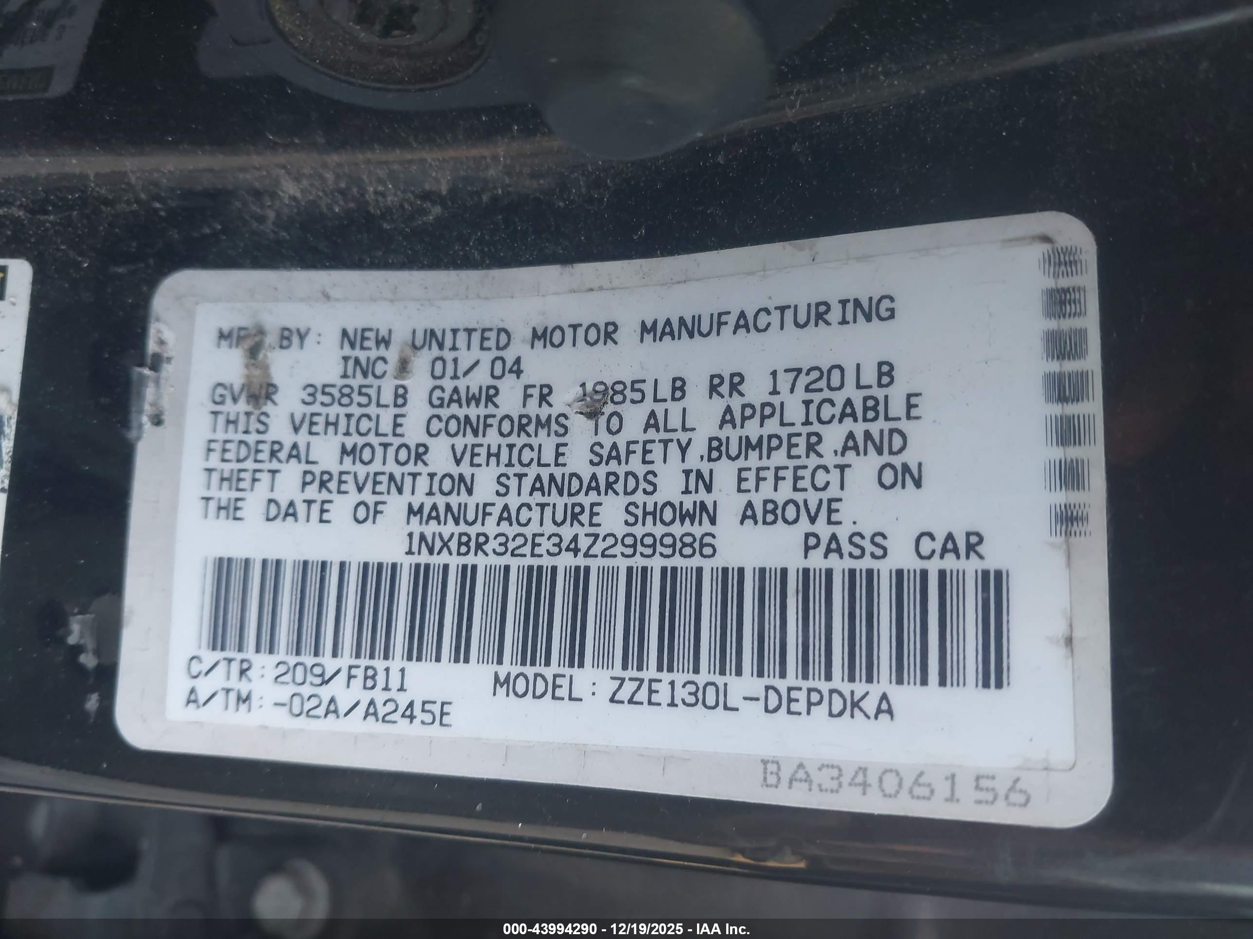 TOYOTA COROLLA image 9