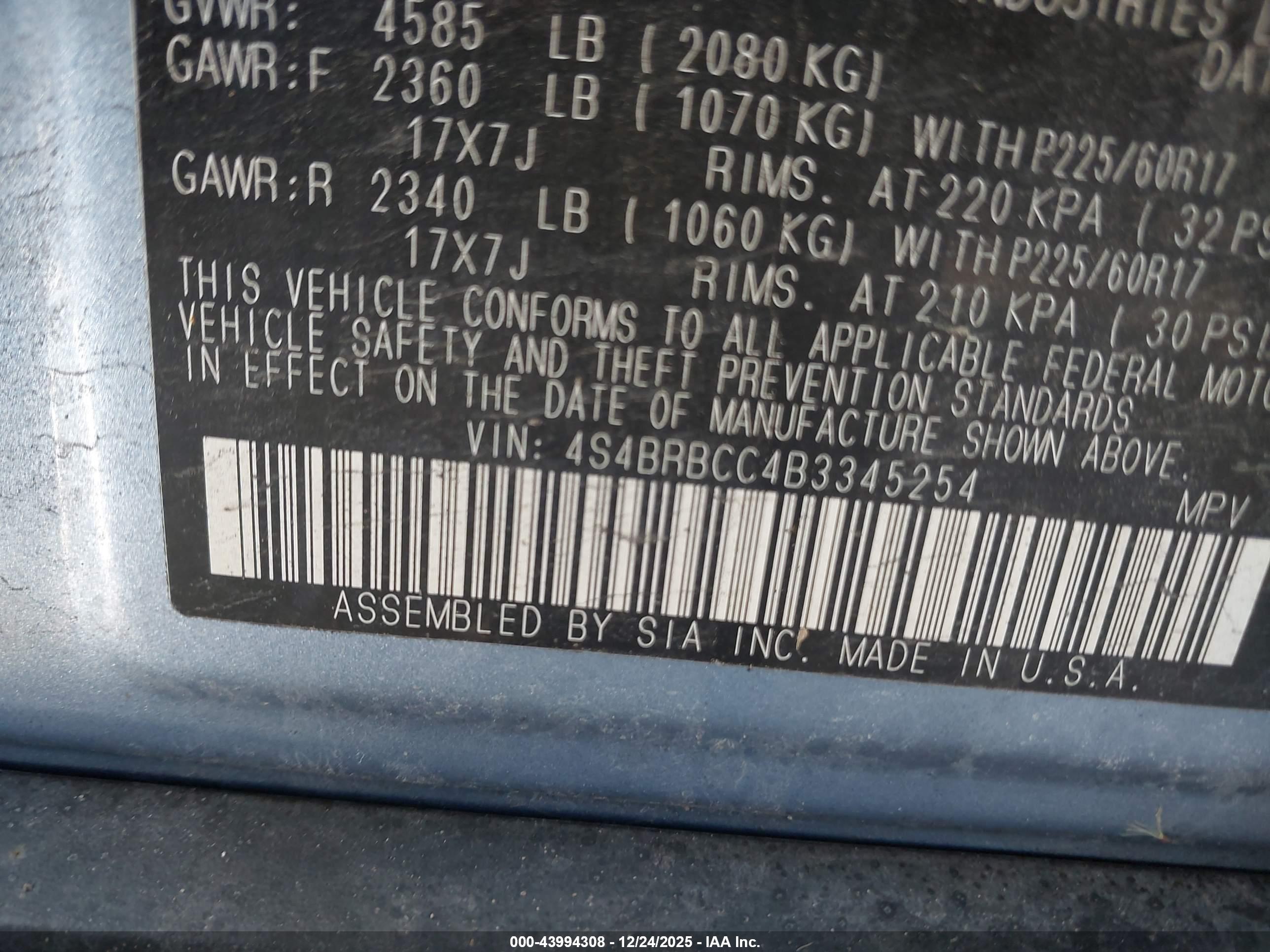 SUBARU OUTBACK image 9