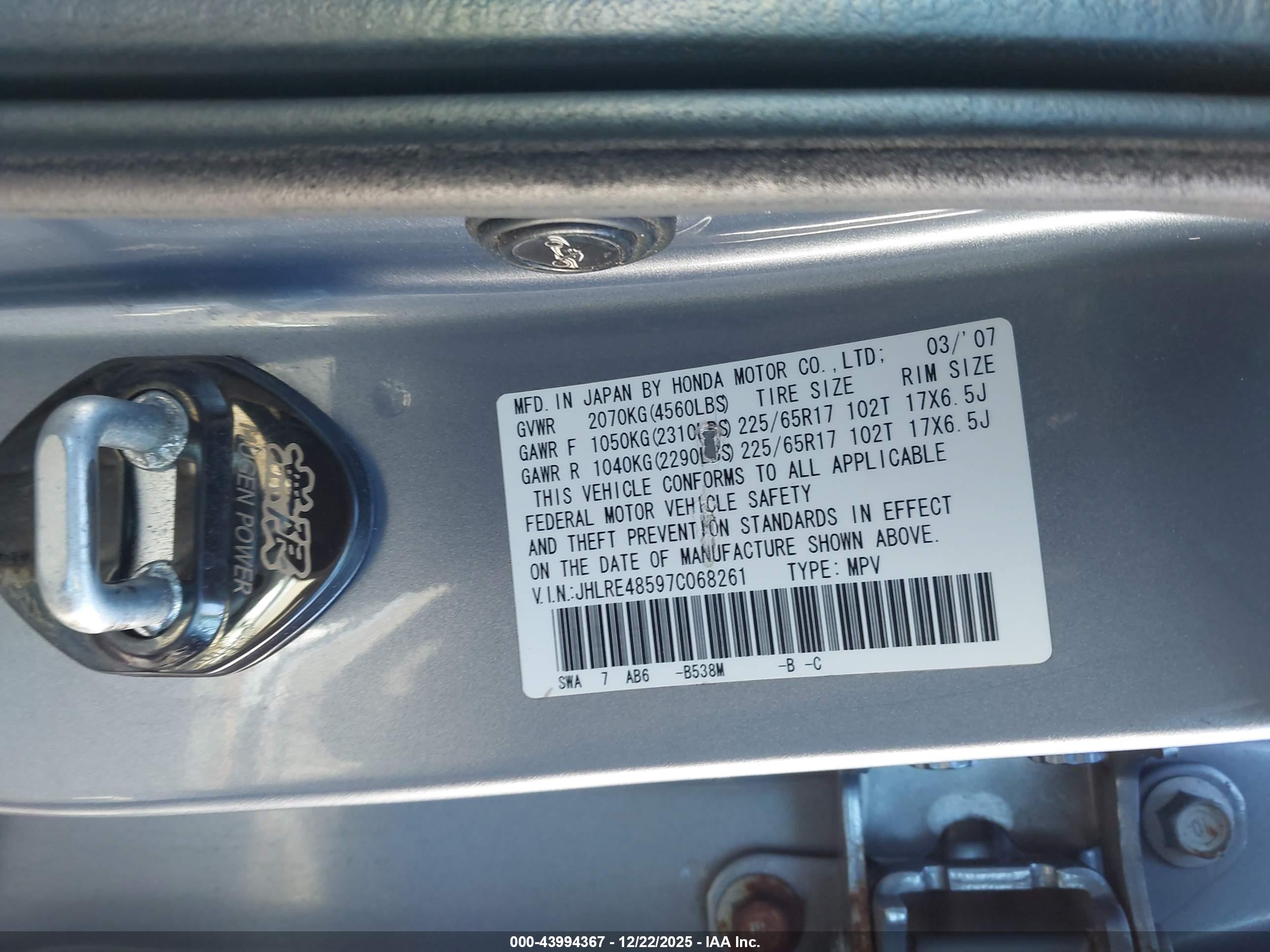 HONDA CR-V image 9