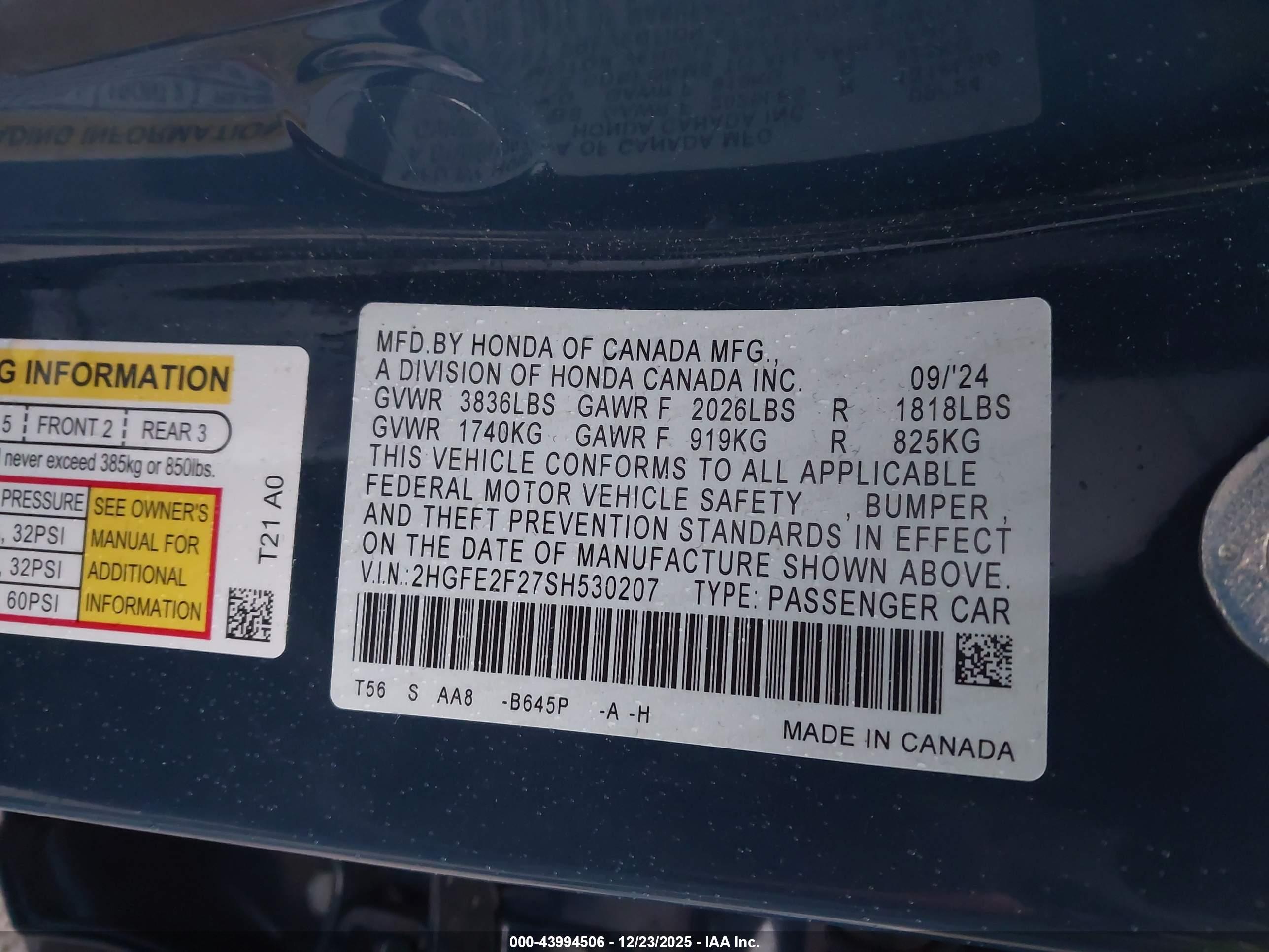 HONDA CIVIC image 9
