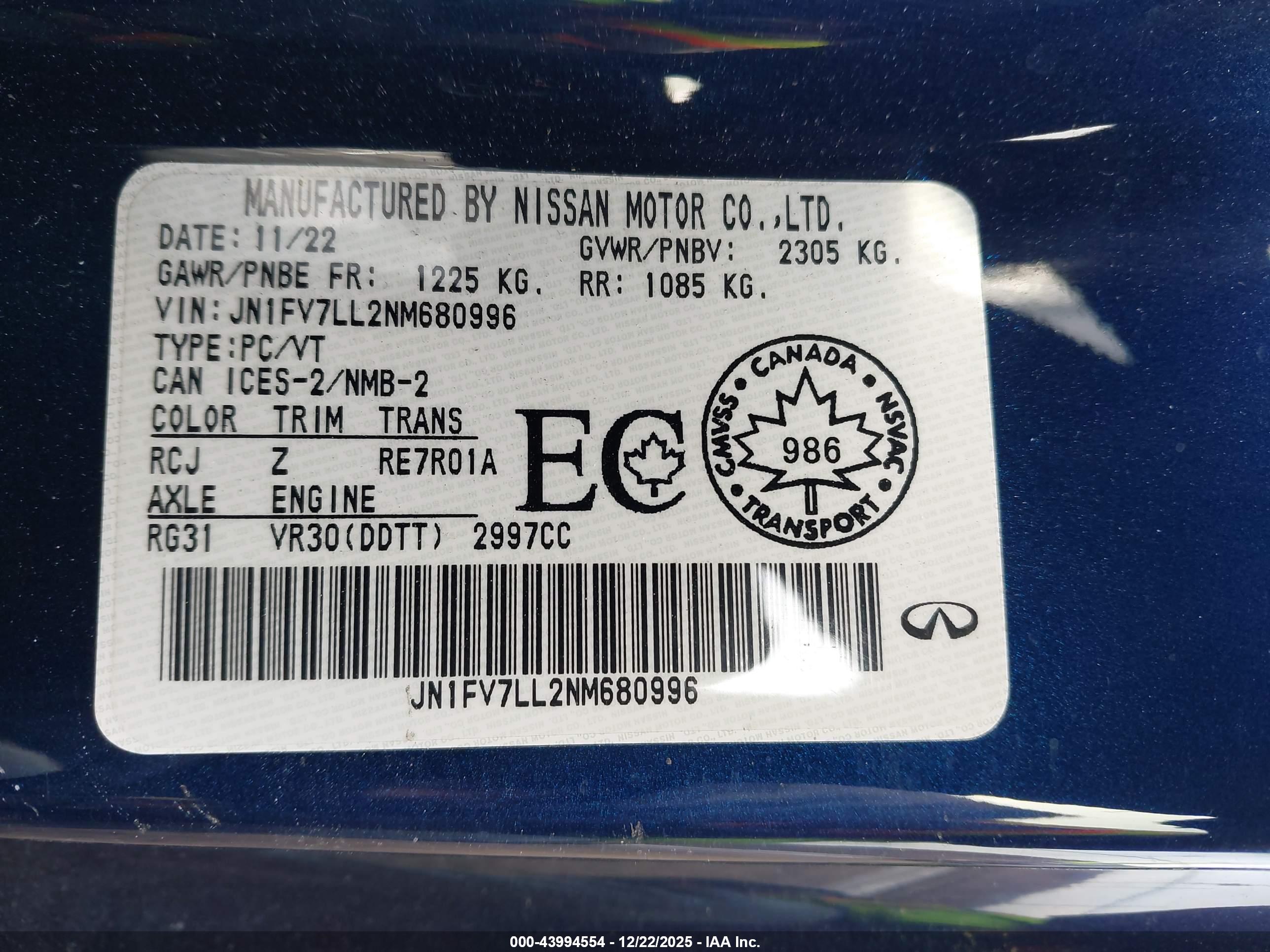 INFINITI Q60 image 9