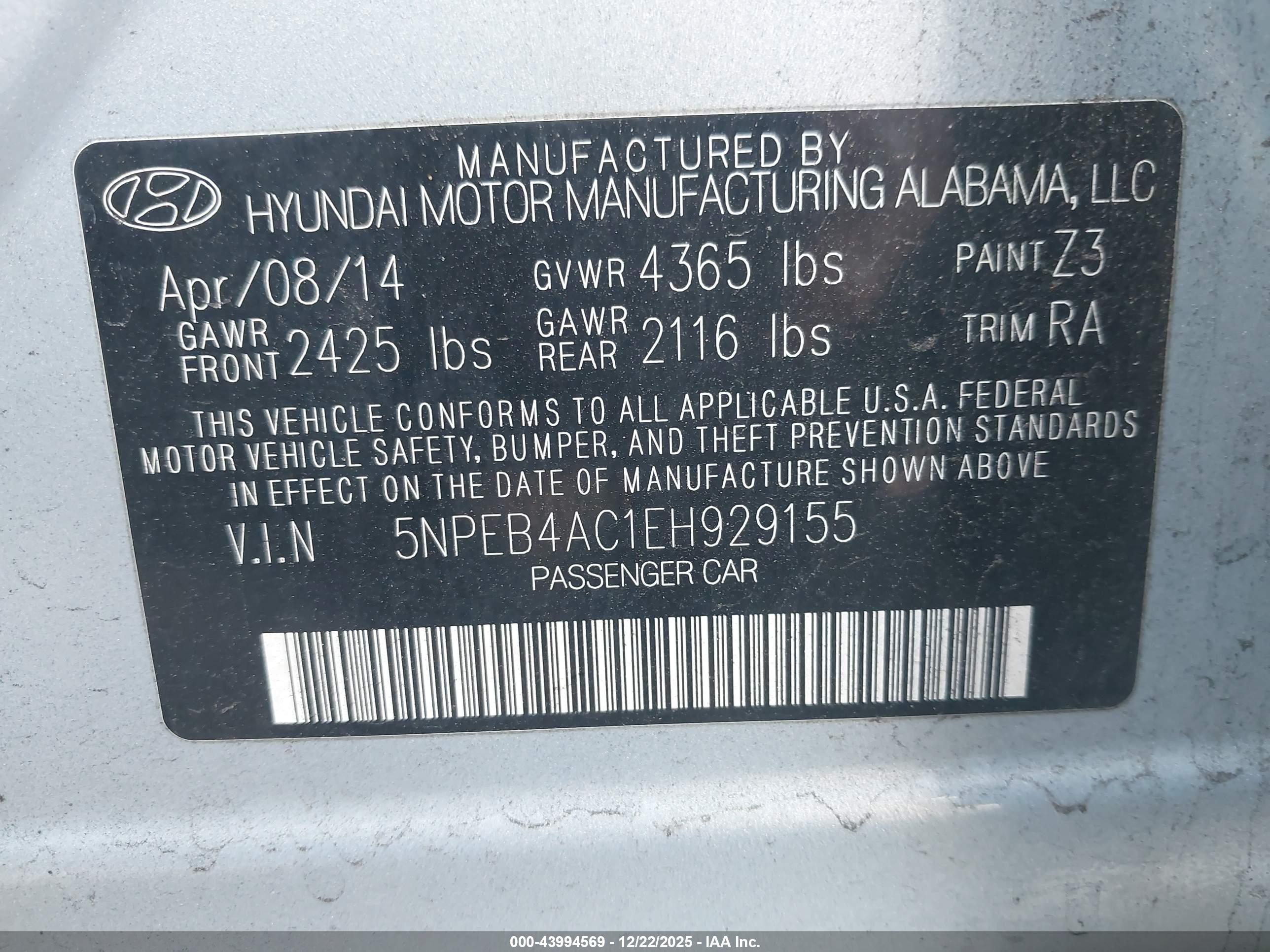 HYUNDAI SONATA image 9