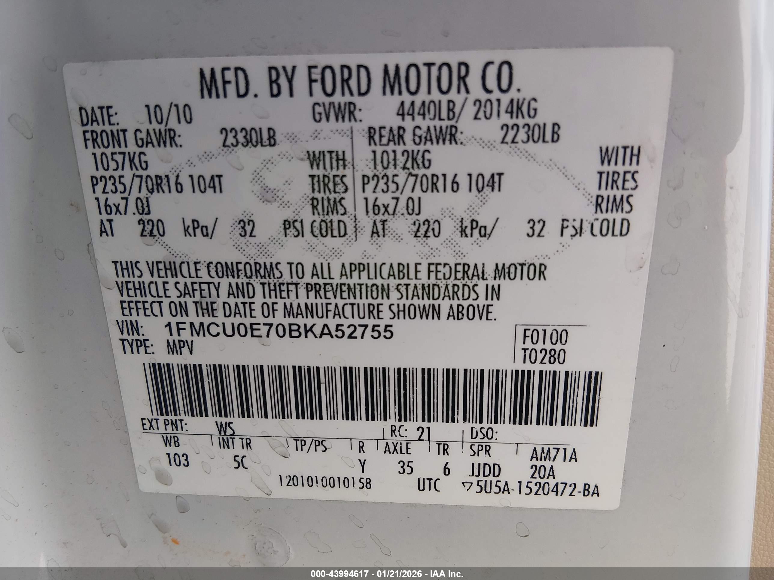 FORD ESCAPE image 9