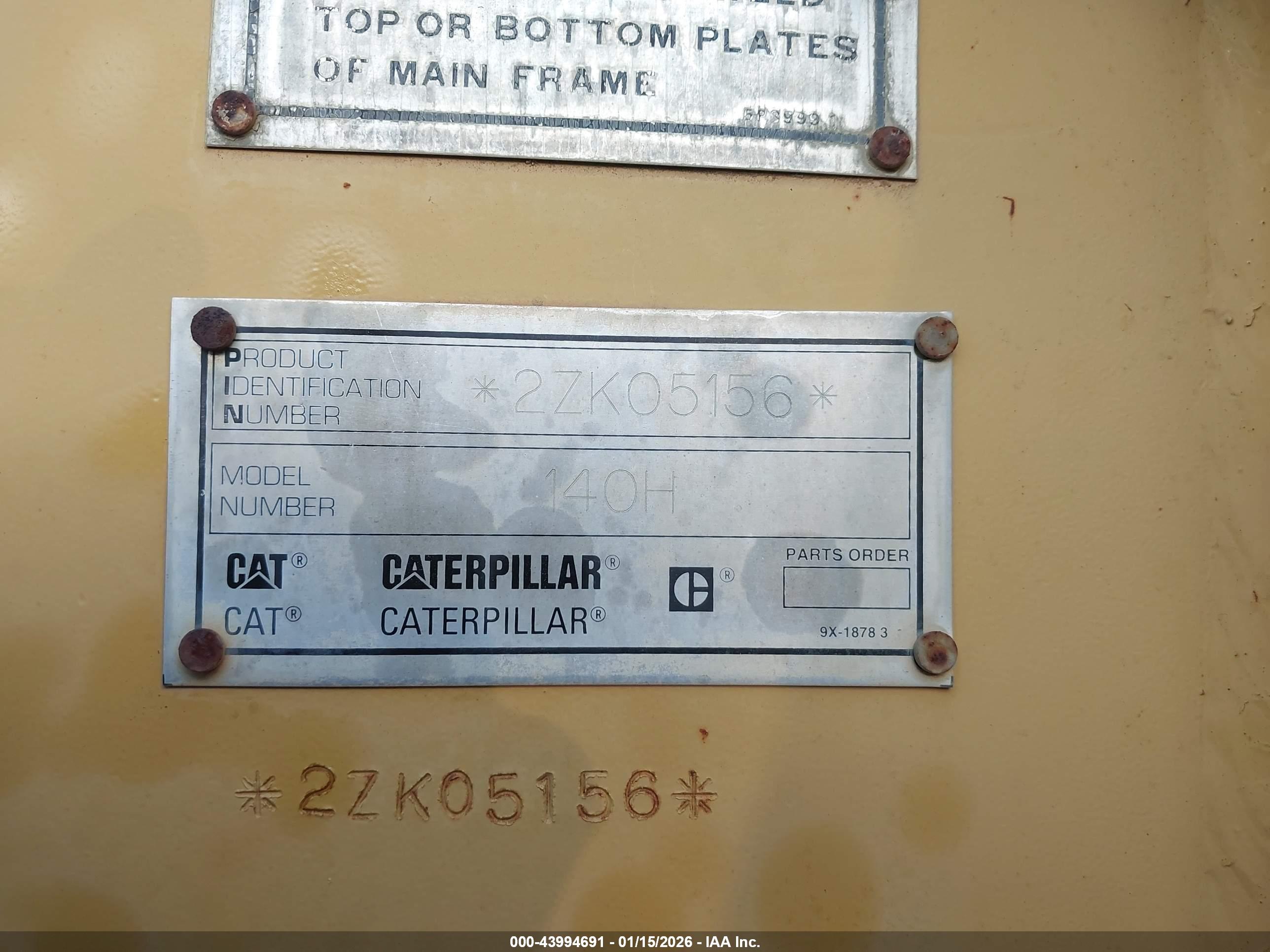 CATERPILLAR 140H image 9