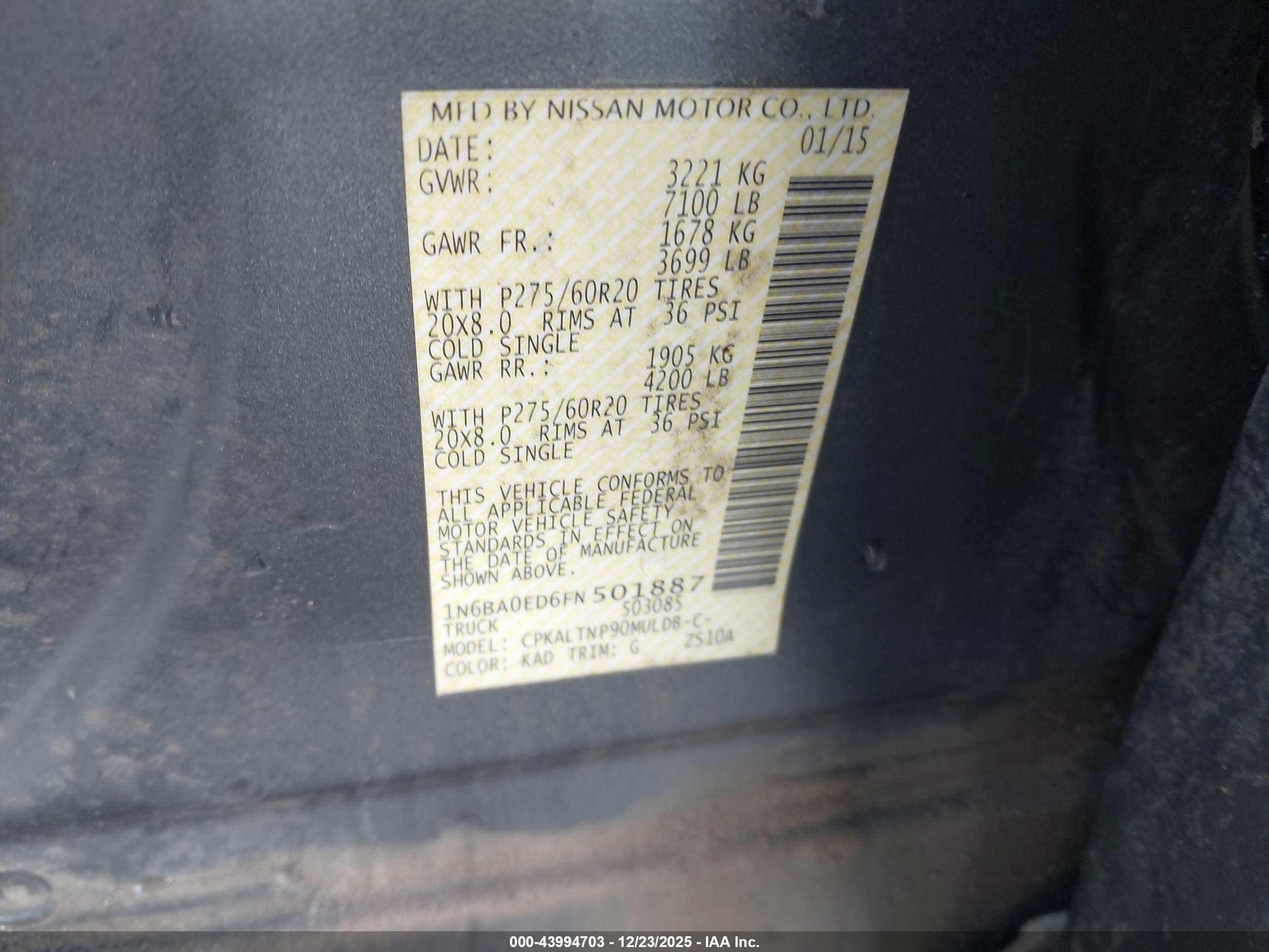 NISSAN TITAN image 9