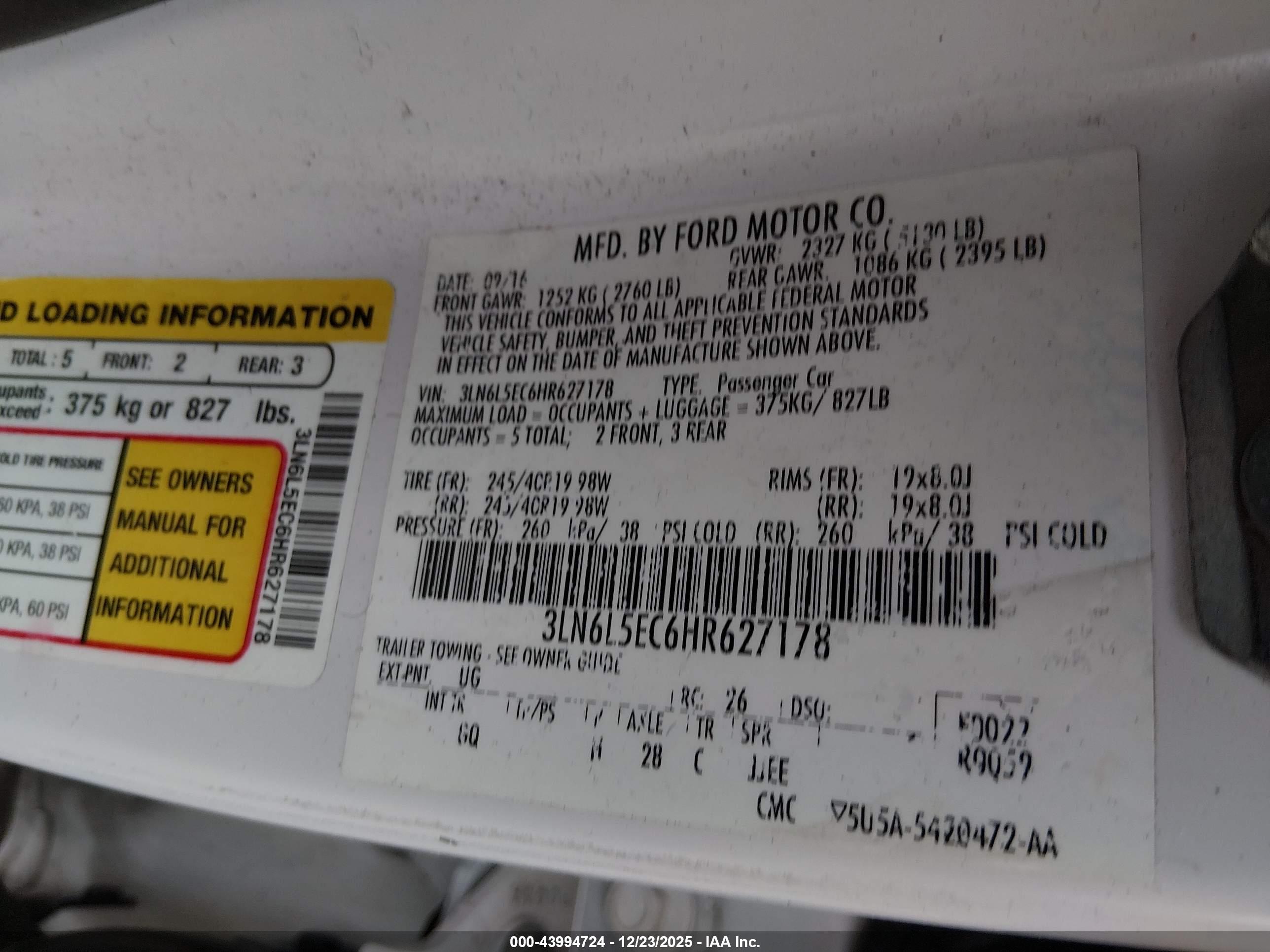 LINCOLN MKZ image 9