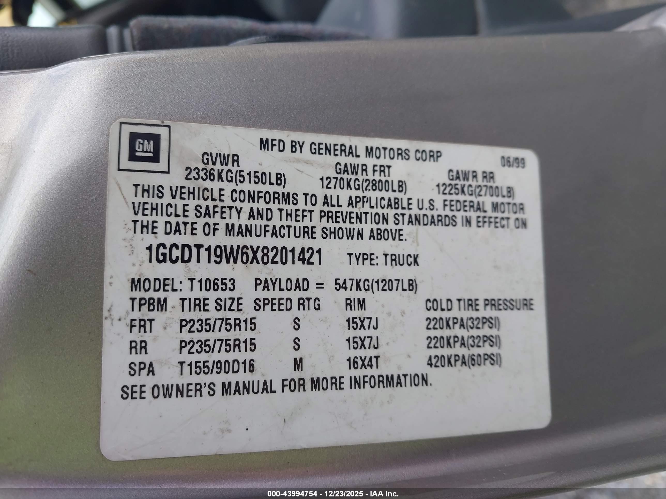 CHEVROLET S-10 image 9