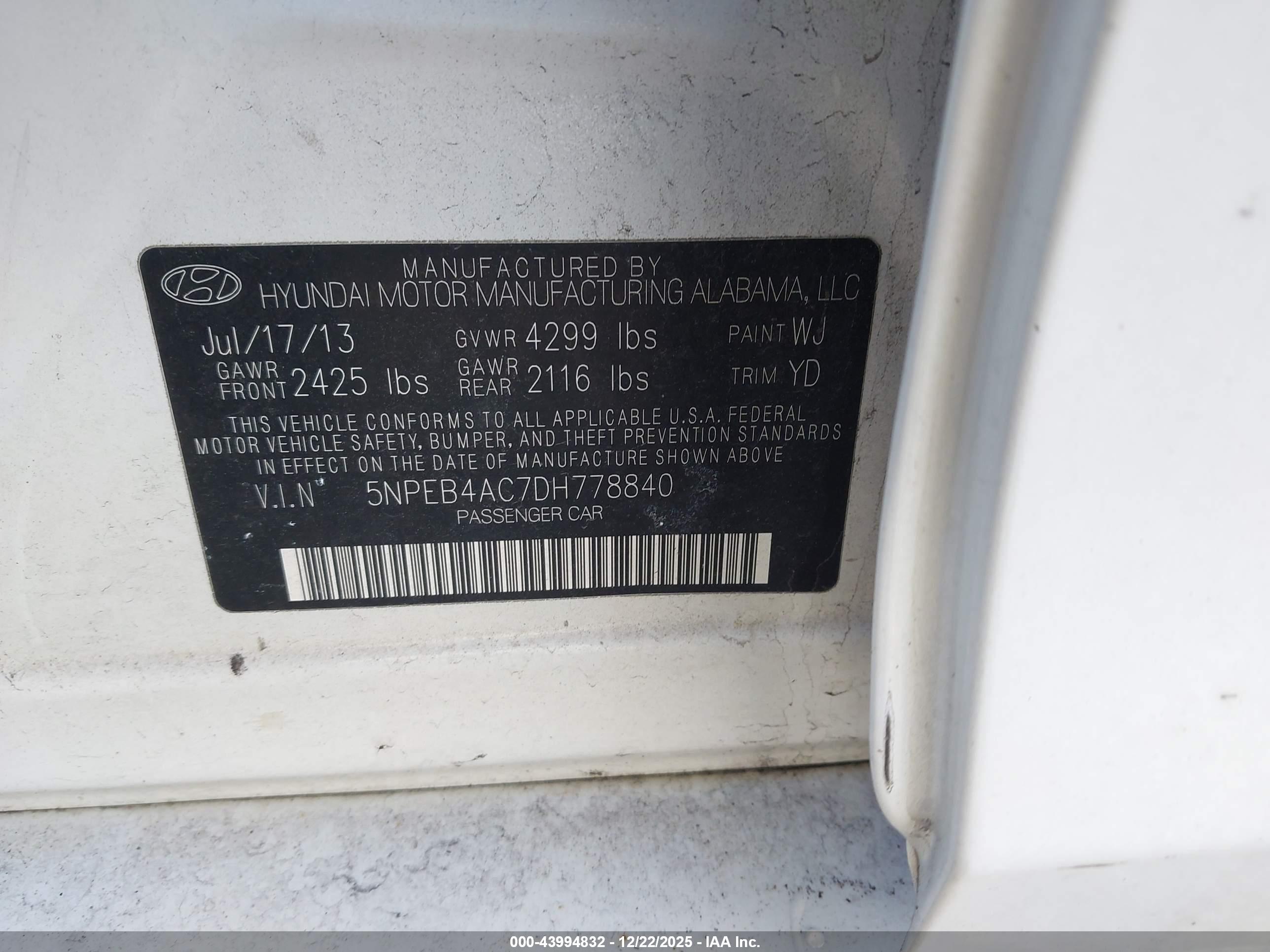 HYUNDAI SONATA image 9