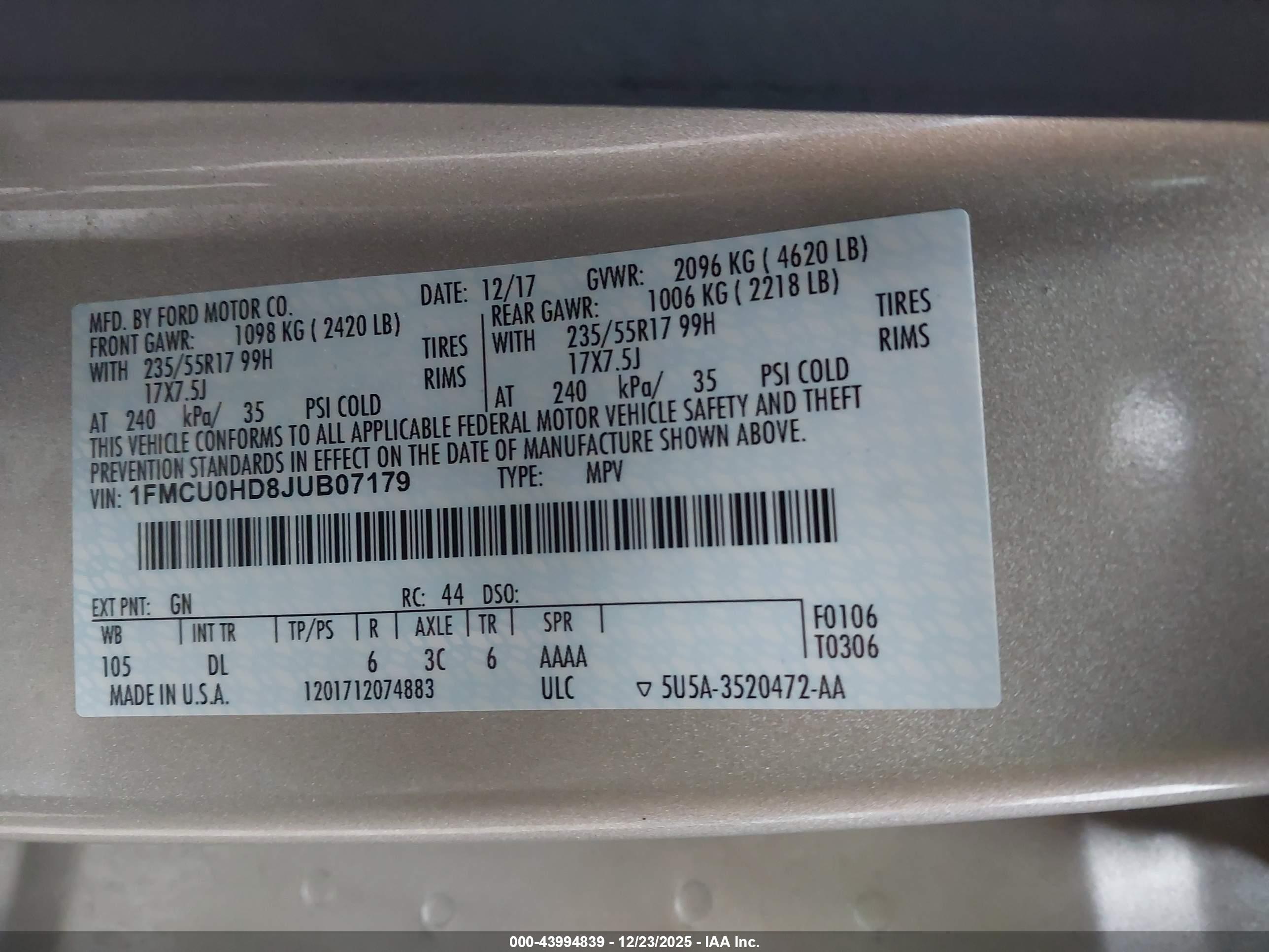 FORD ESCAPE image 9