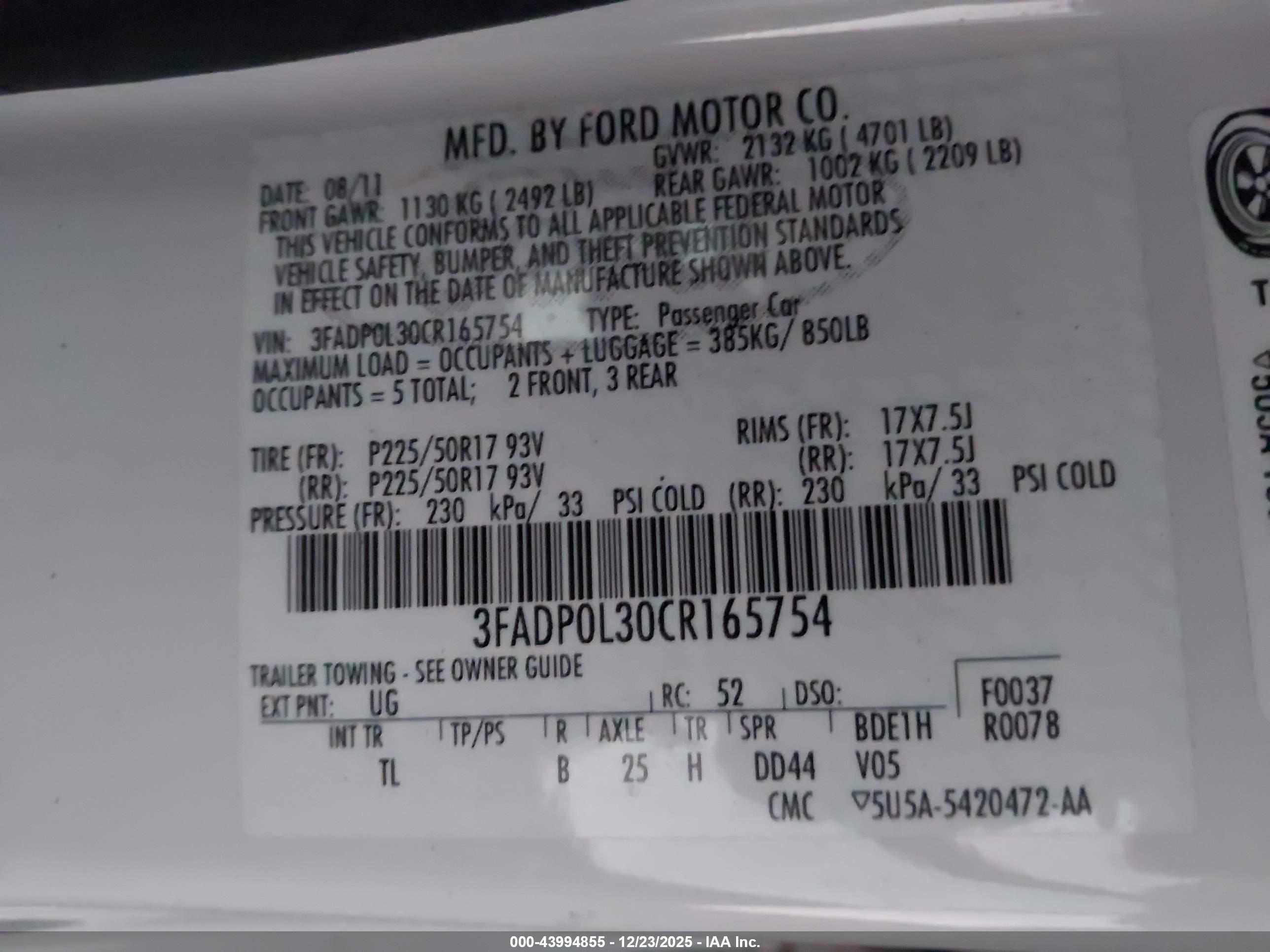 FORD FUSION image 9