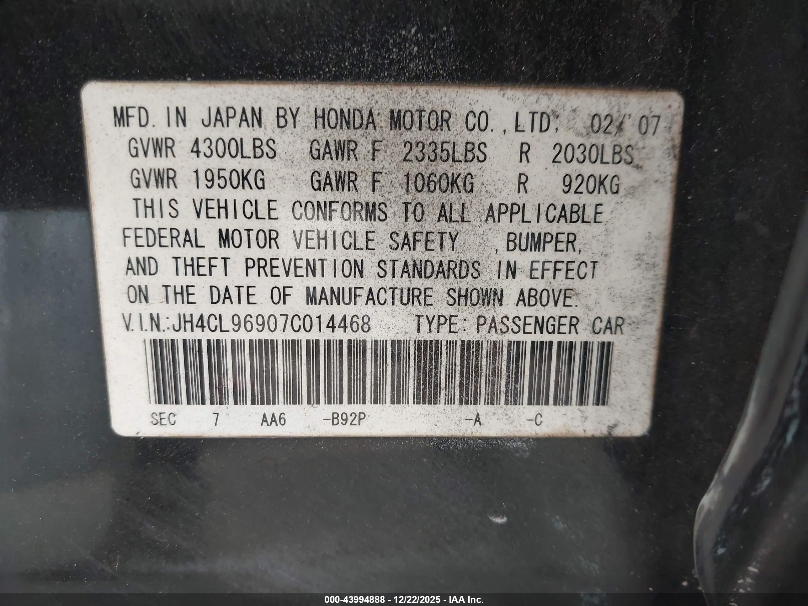 ACURA TSX image 9