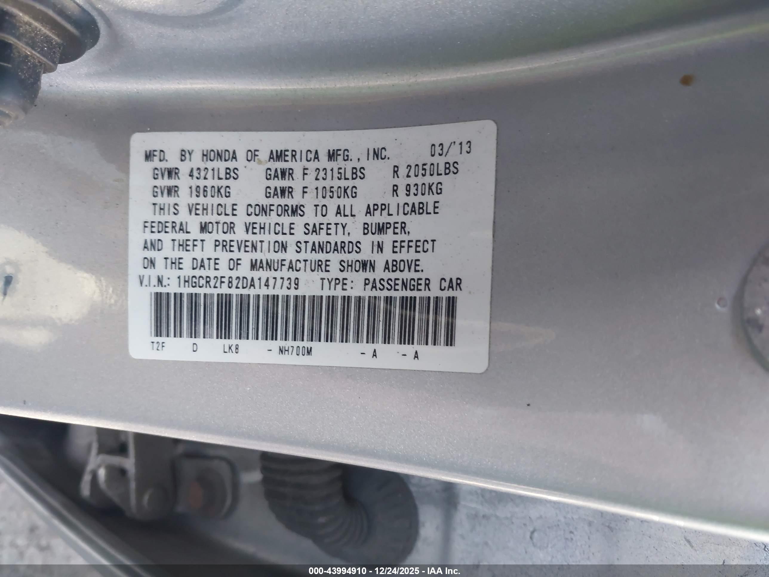 HONDA ACCORD image 9