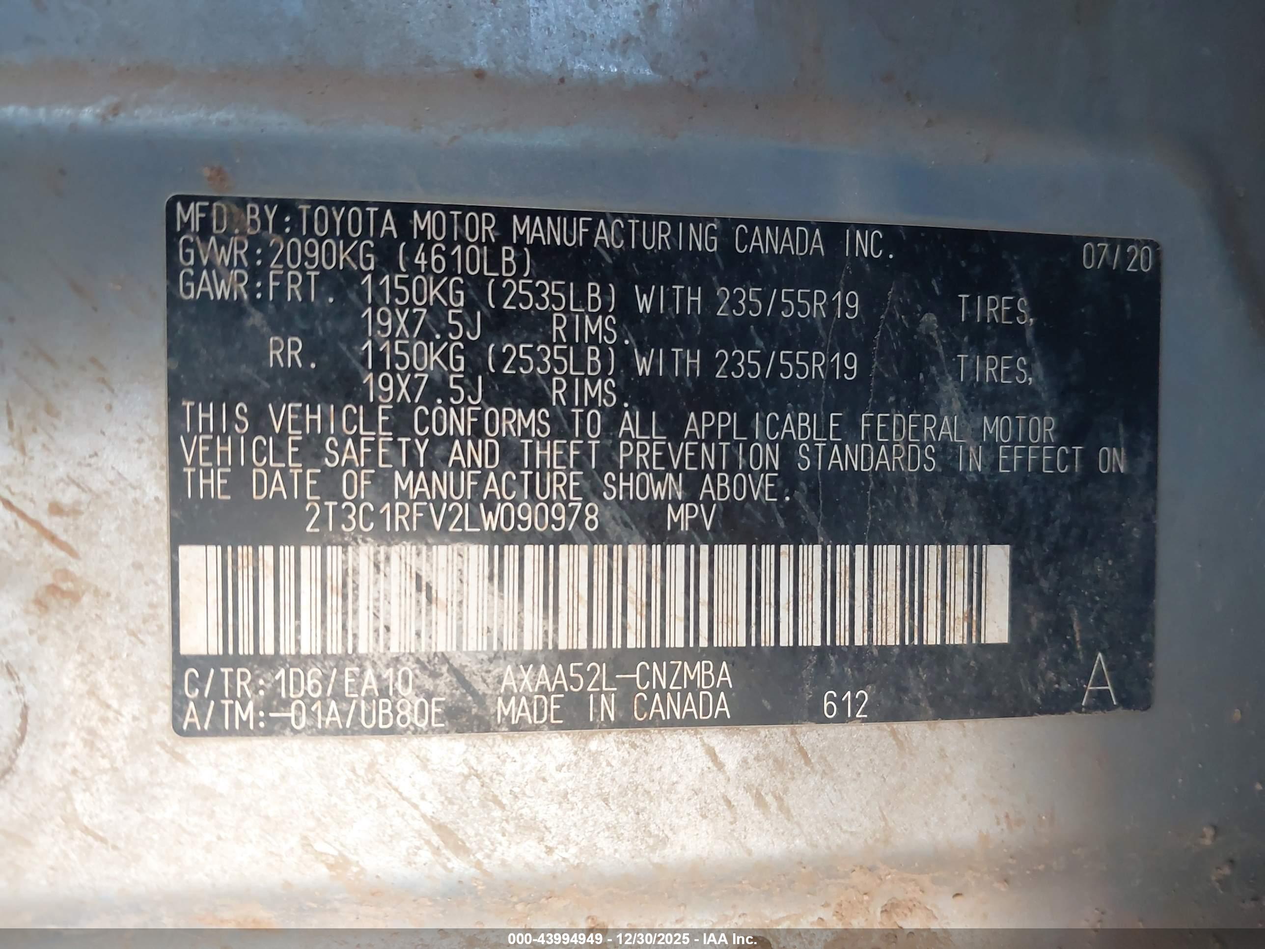 TOYOTA RAV4 image 9