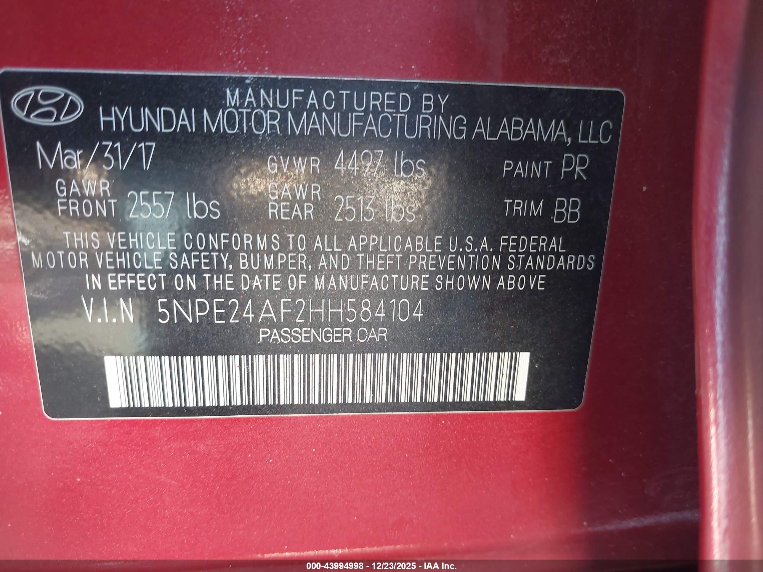 HYUNDAI SONATA image 9