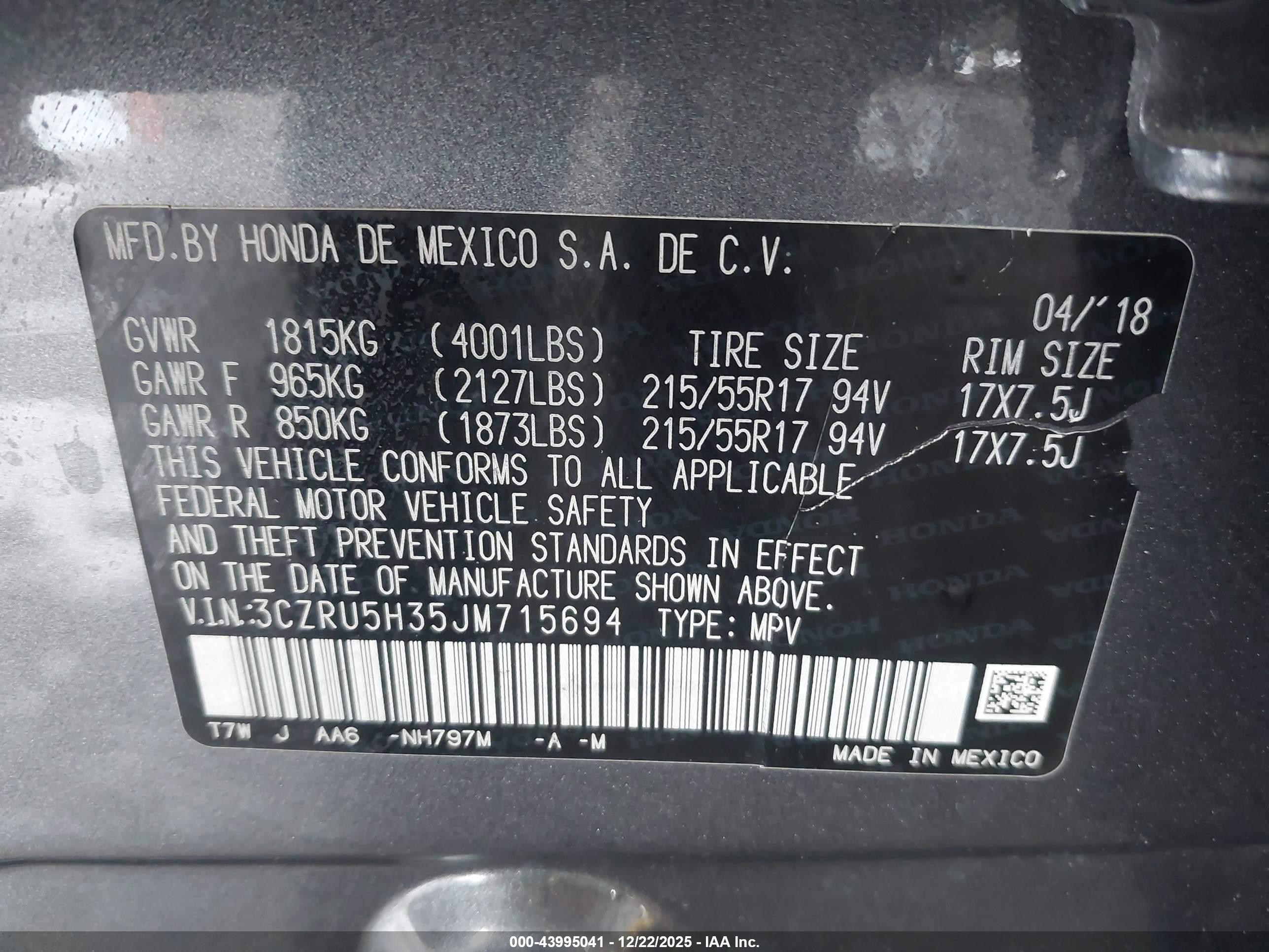 HONDA HR-V image 9