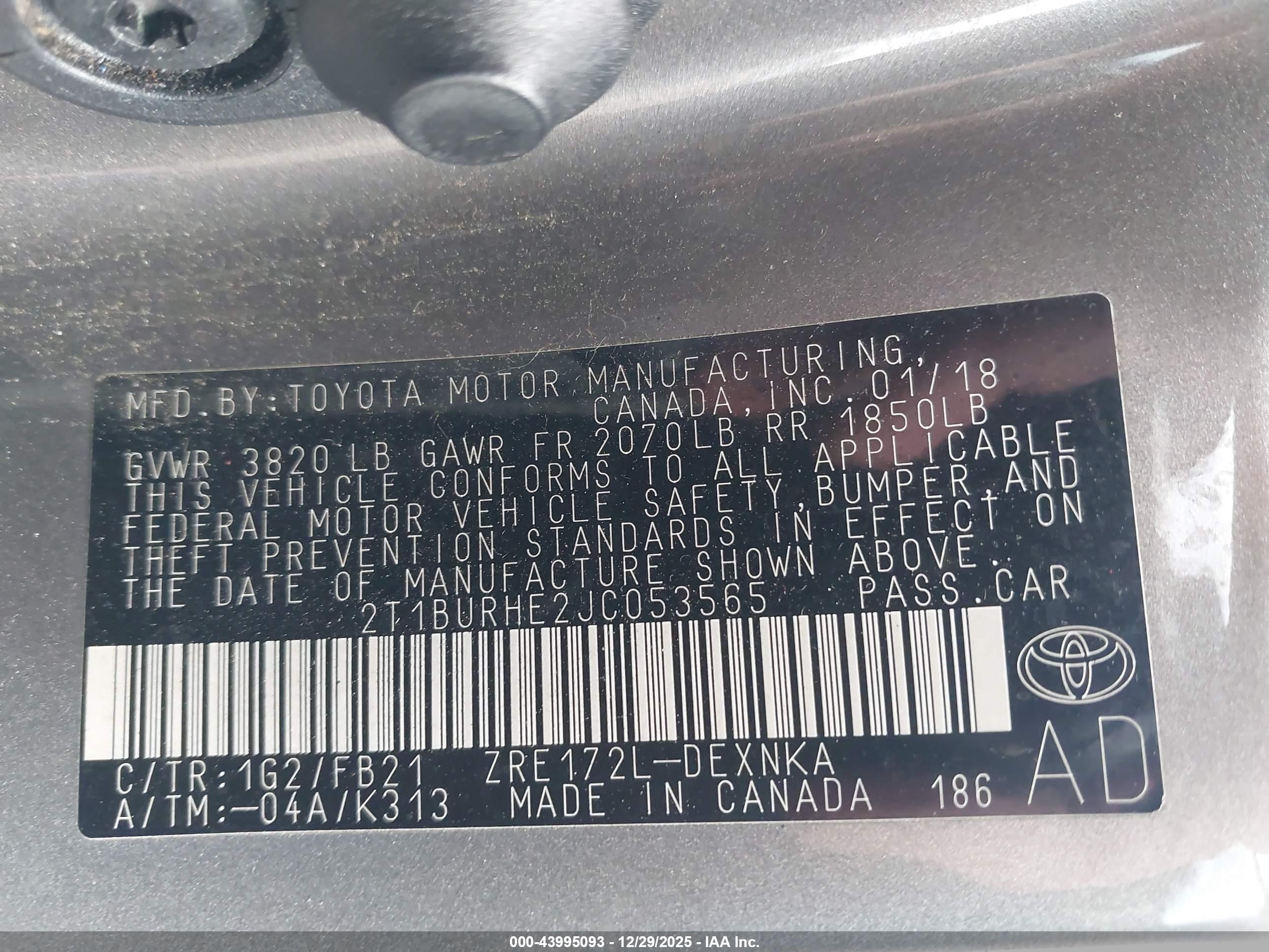 TOYOTA COROLLA image 9