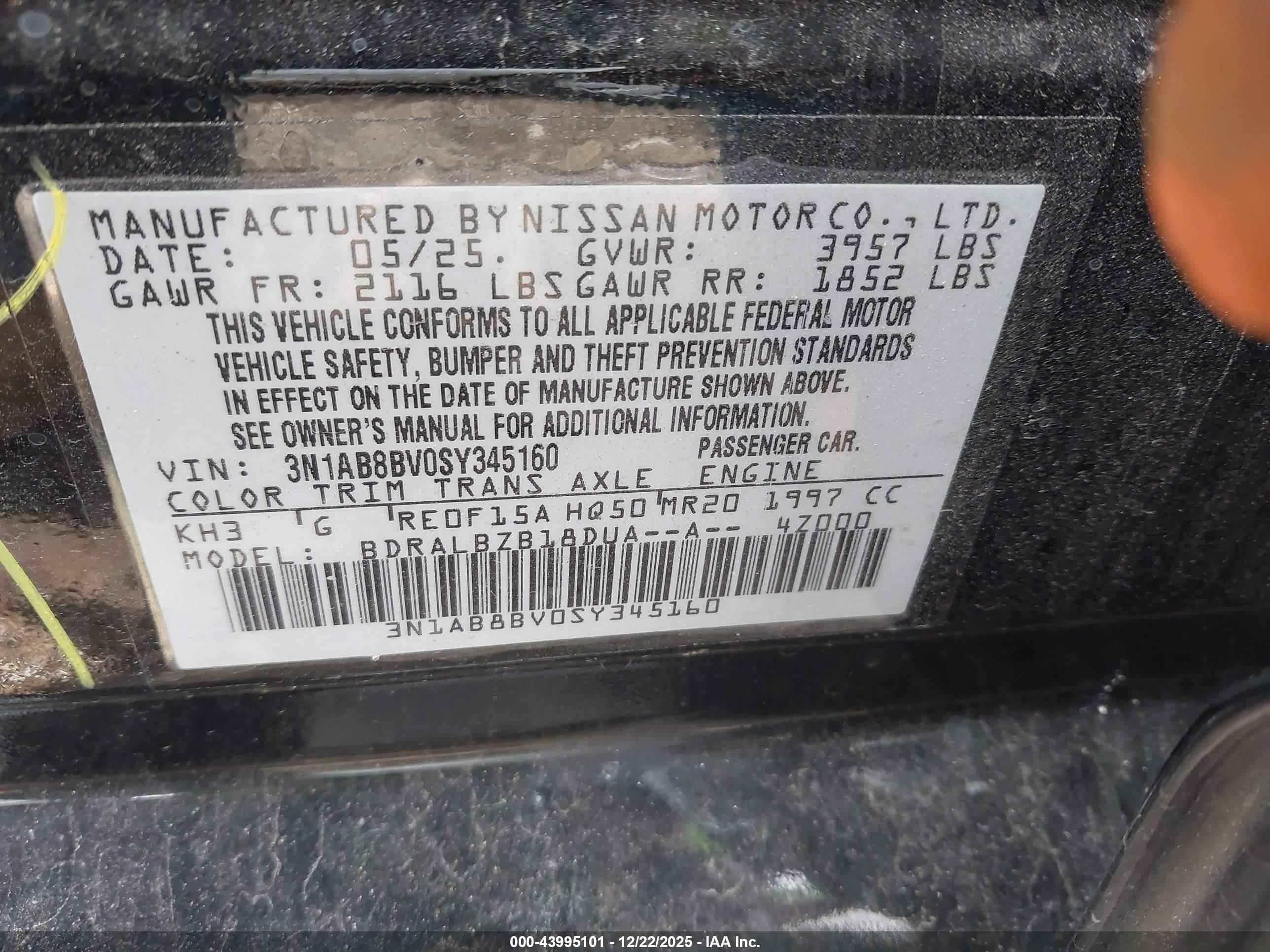 NISSAN SENTRA image 9