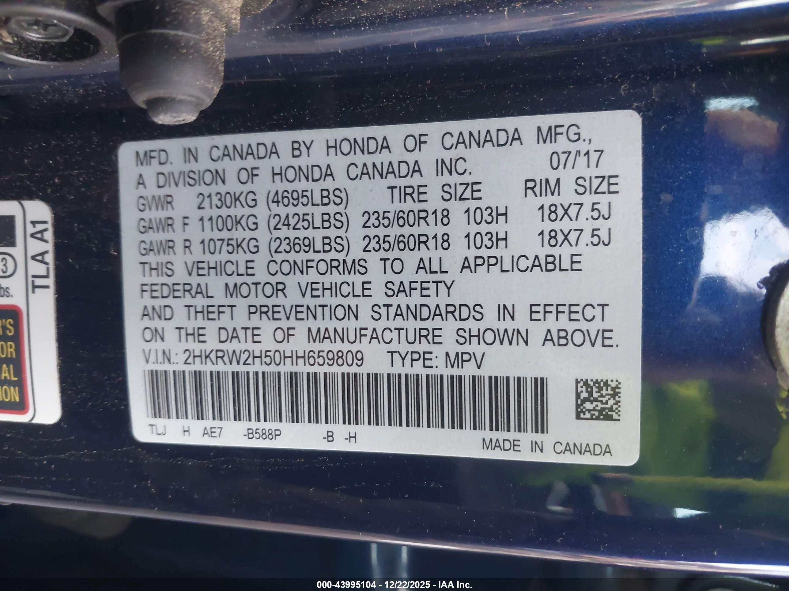 HONDA CR-V image 9