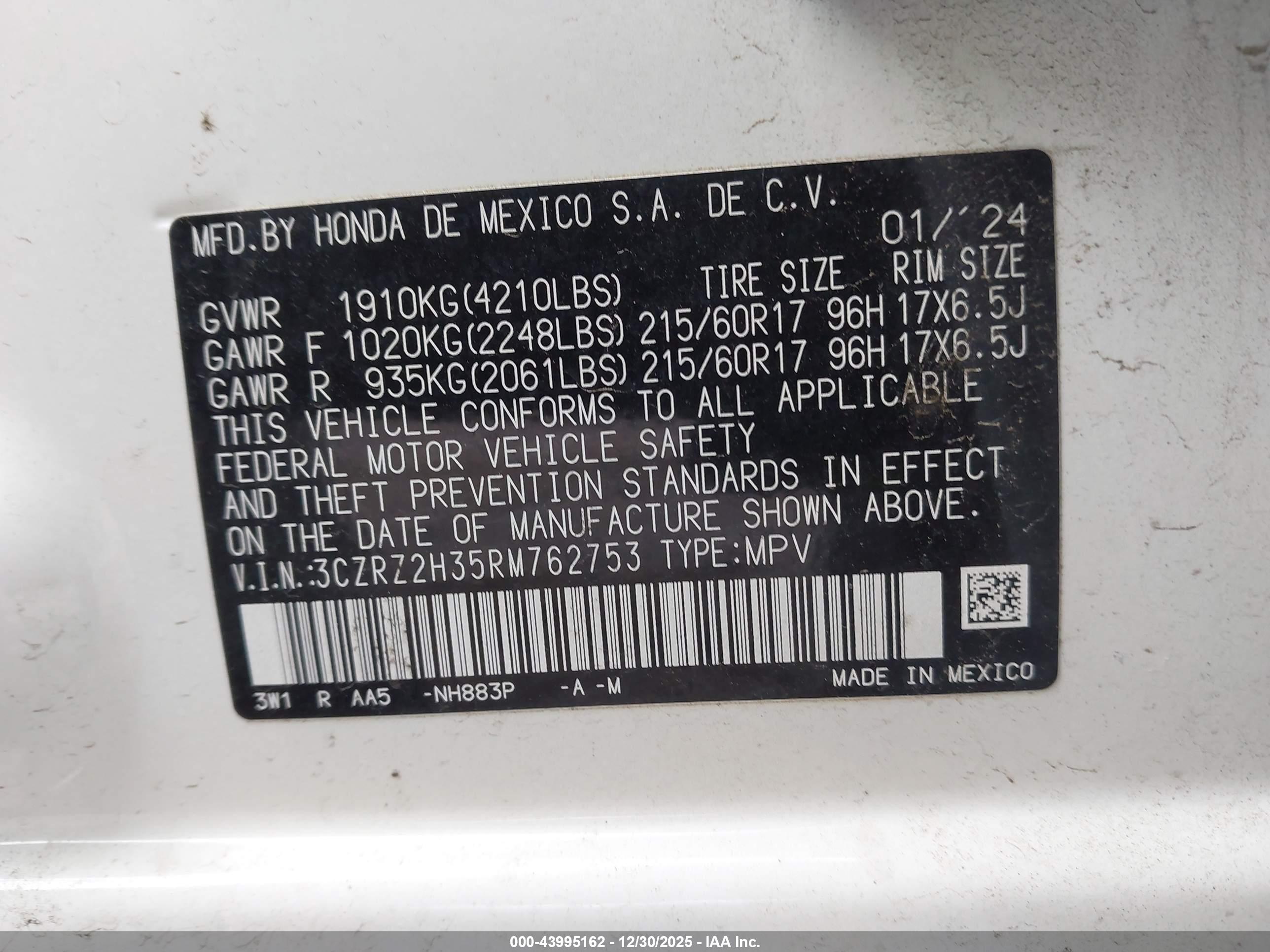 HONDA HR-V image 9