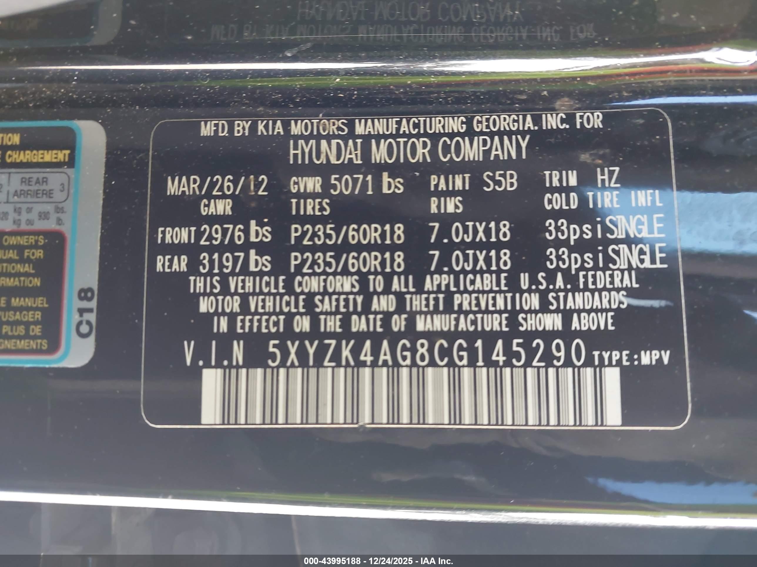 HYUNDAI SANTA image 9