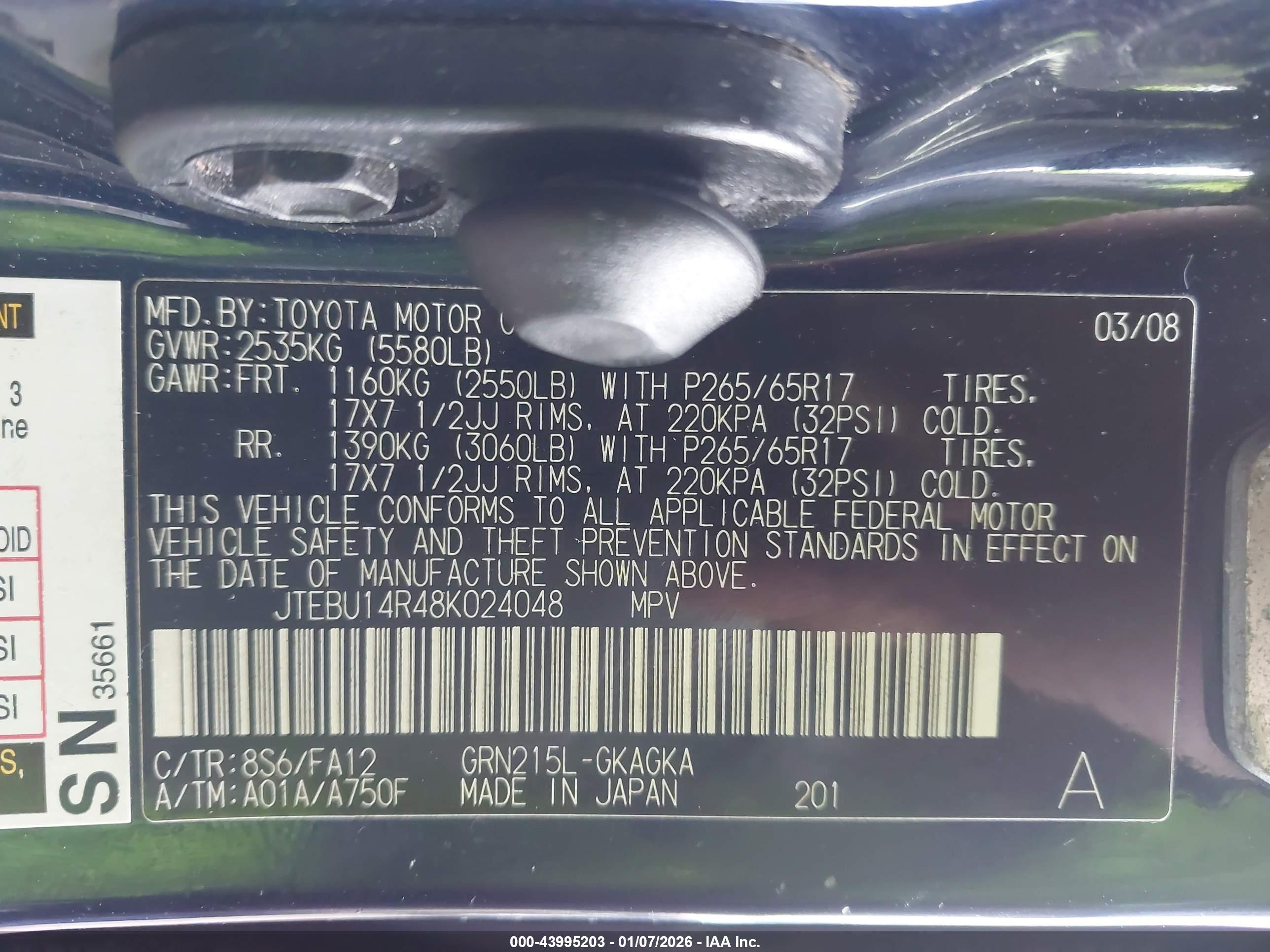 TOYOTA 4RUNNER image 9