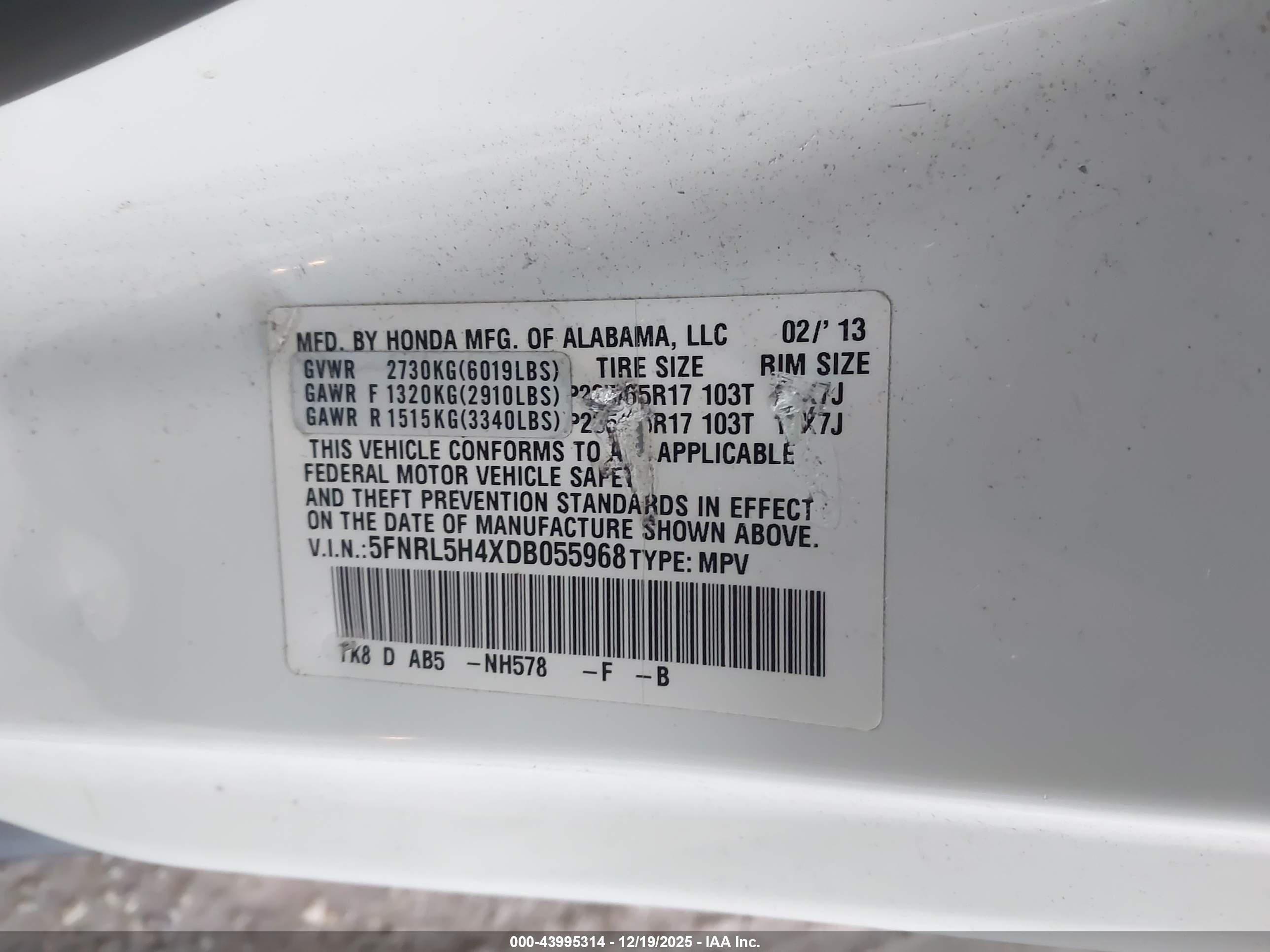 HONDA ODYSSEY image 9