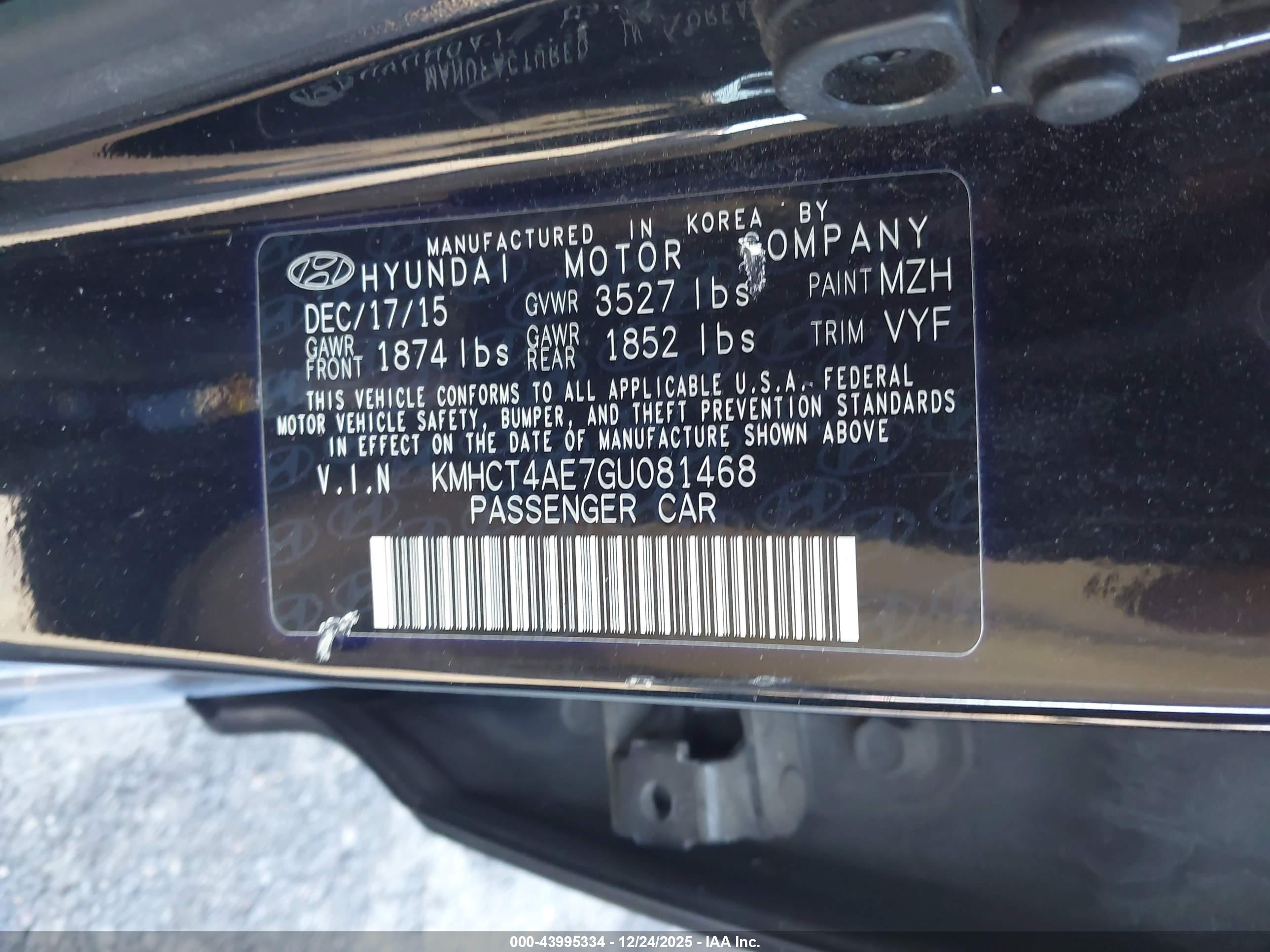 HYUNDAI ACCENT image 9