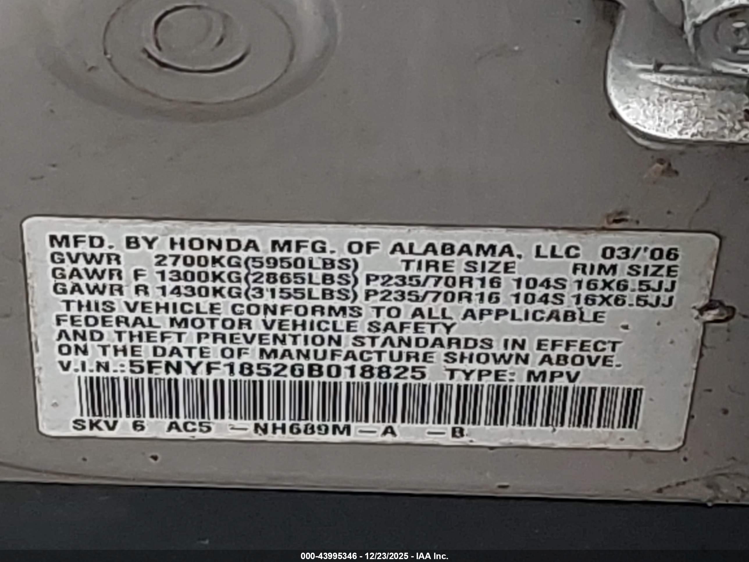 HONDA PILOT image 9