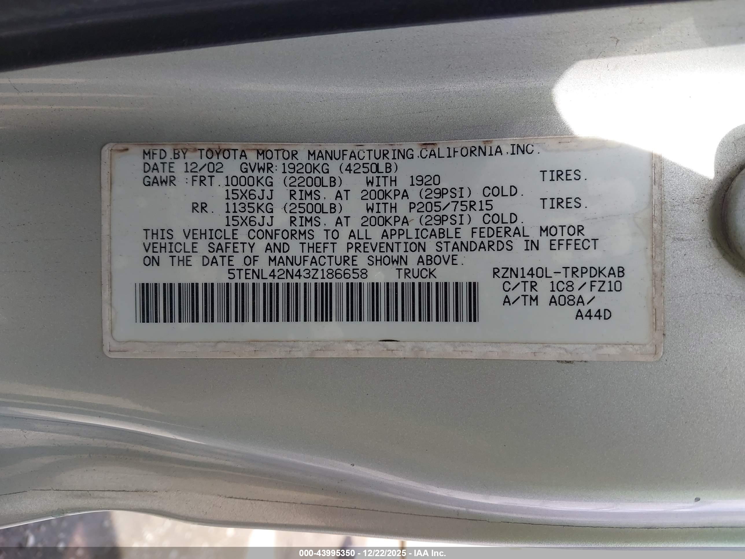 TOYOTA TACOMA image 9