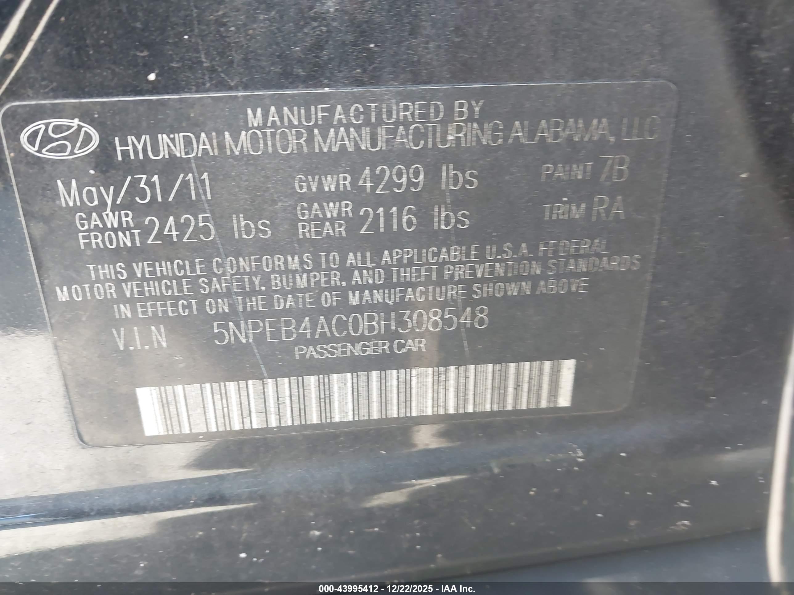 HYUNDAI SONATA image 9