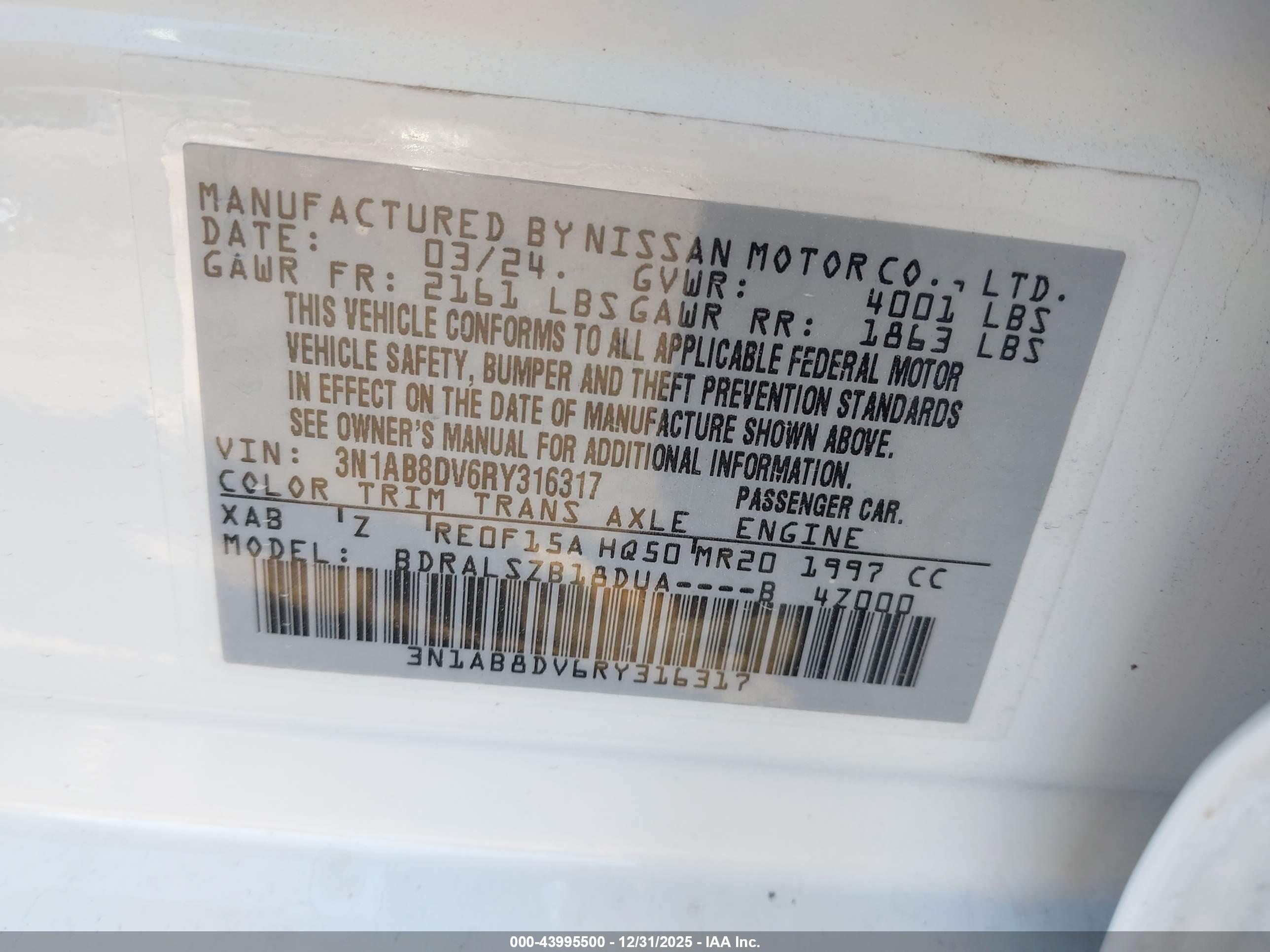 NISSAN SENTRA image 9