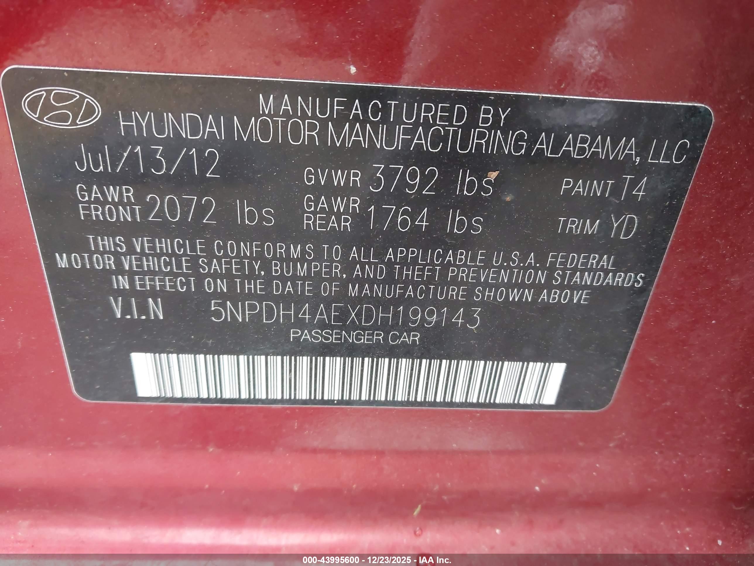 HYUNDAI ELANTRA image 9