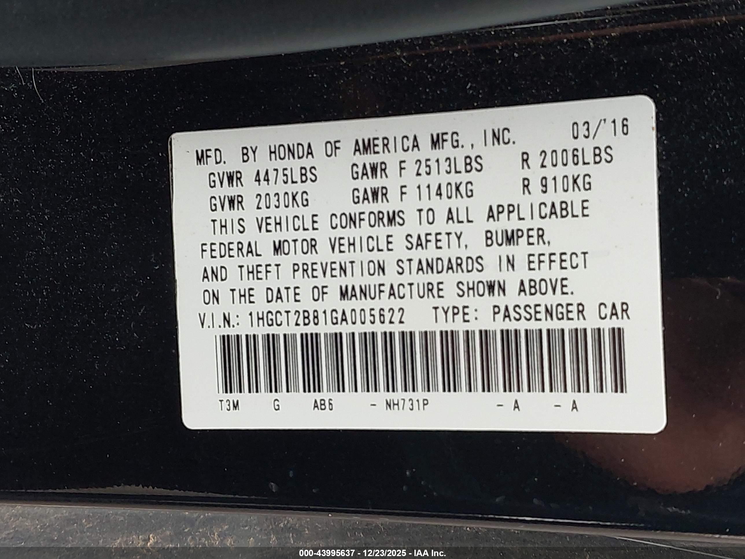 HONDA ACCORD image 9