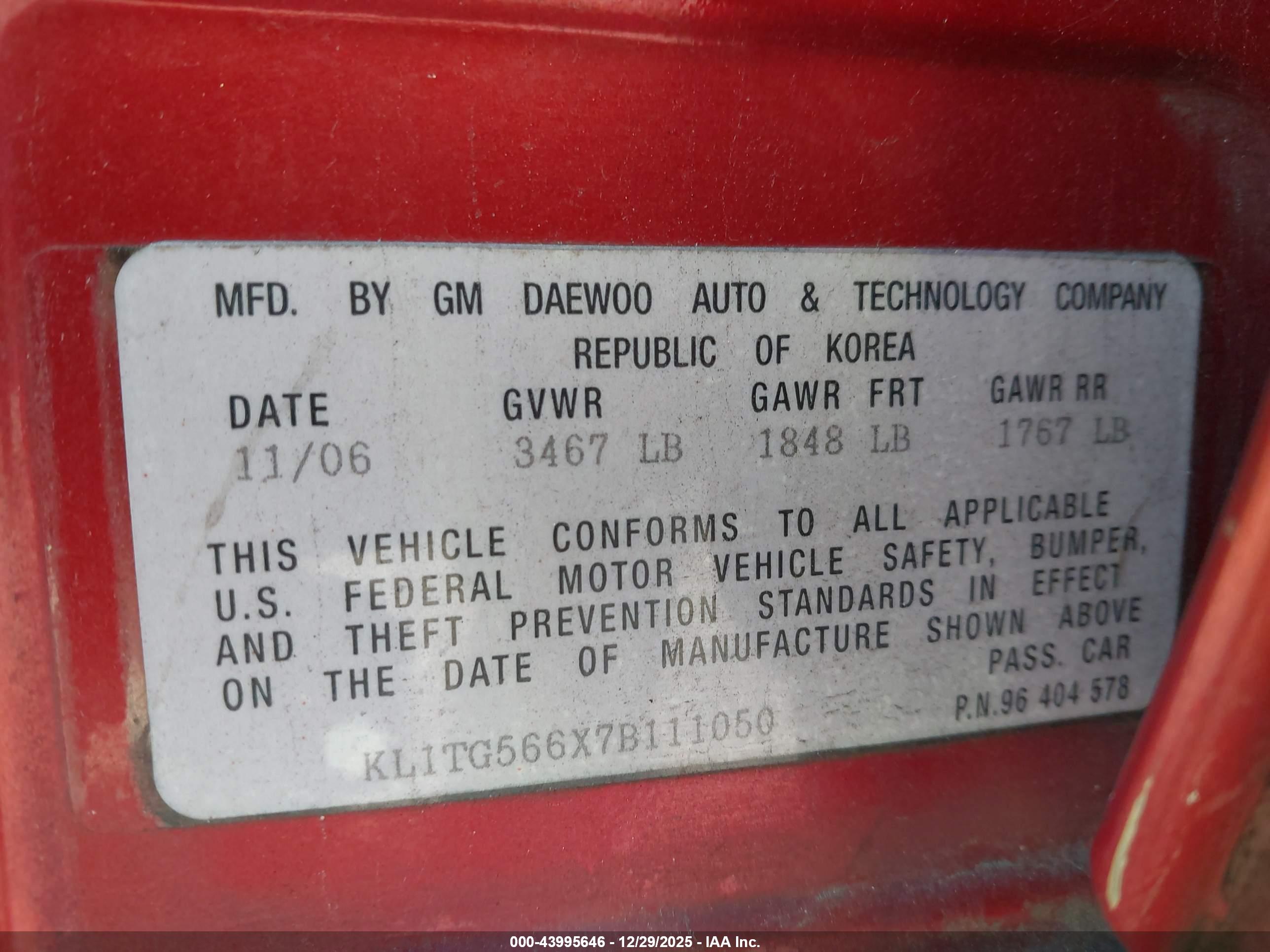 CHEVROLET AVEO image 9