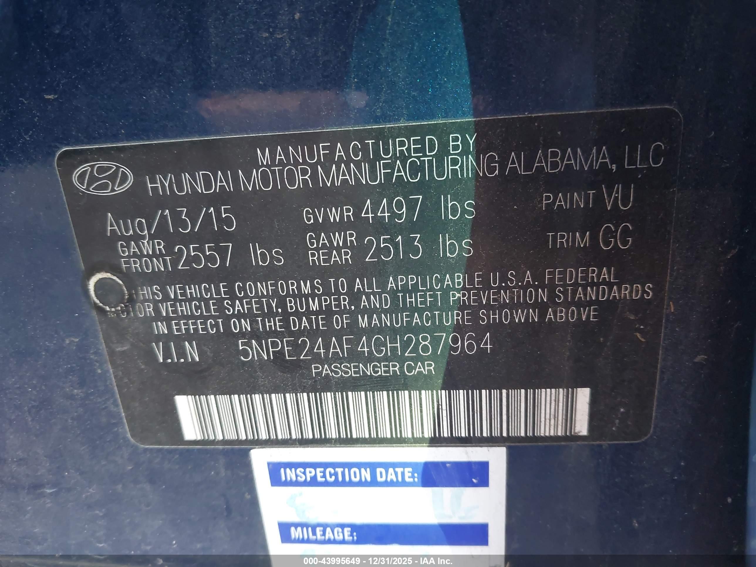 HYUNDAI SONATA image 9