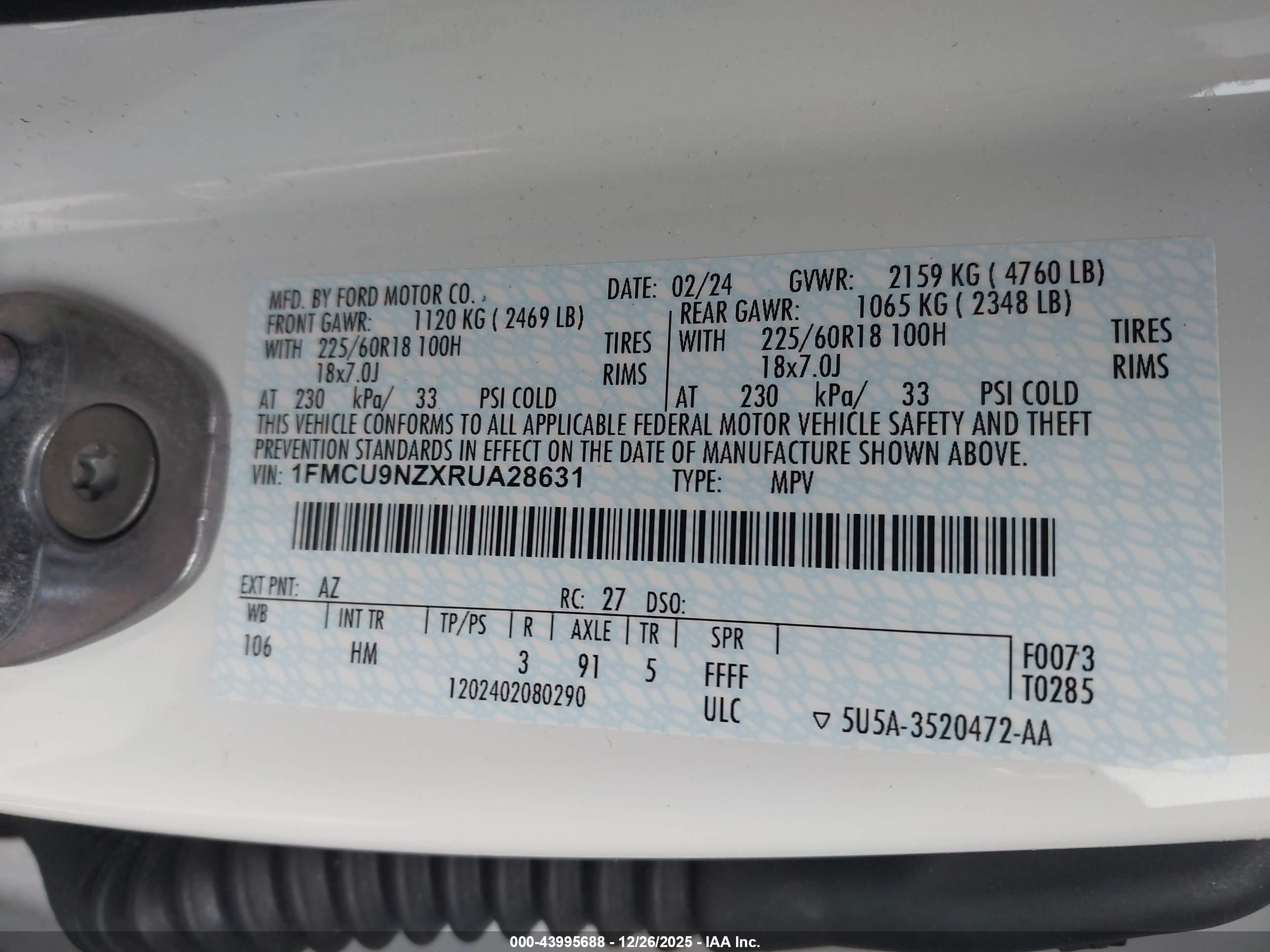 FORD ESCAPE image 9