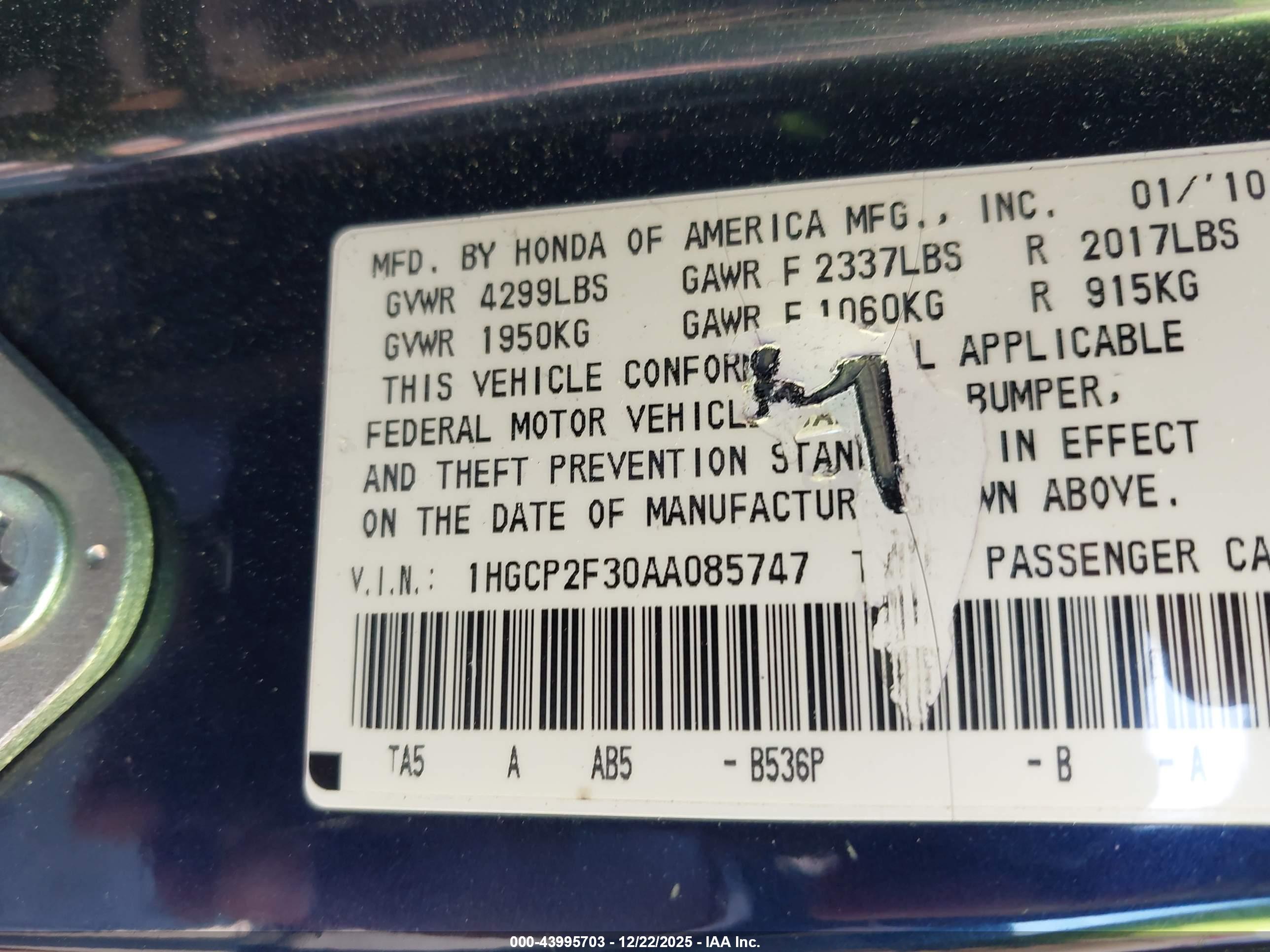HONDA ACCORD image 9