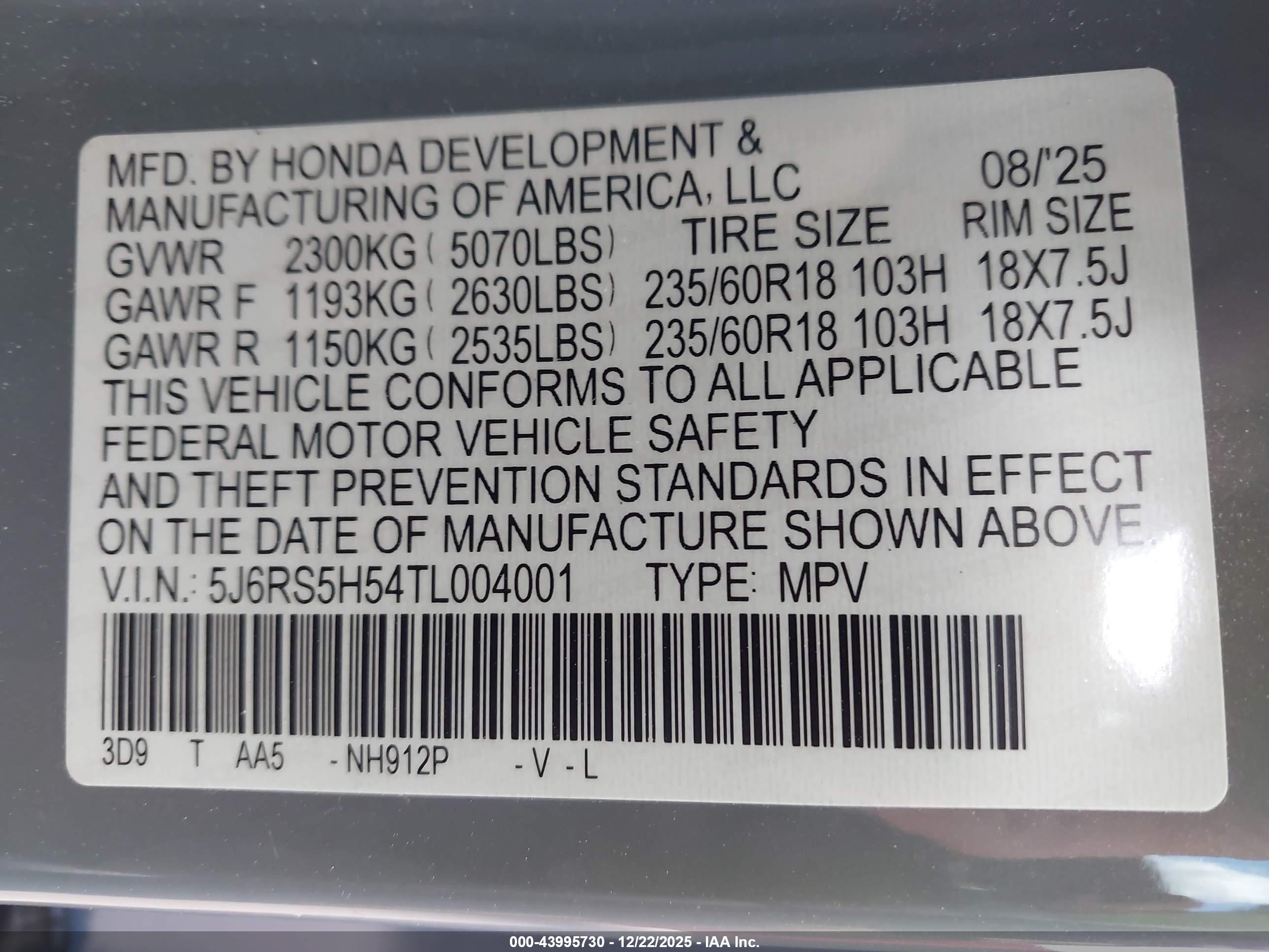 HONDA CR-V image 9