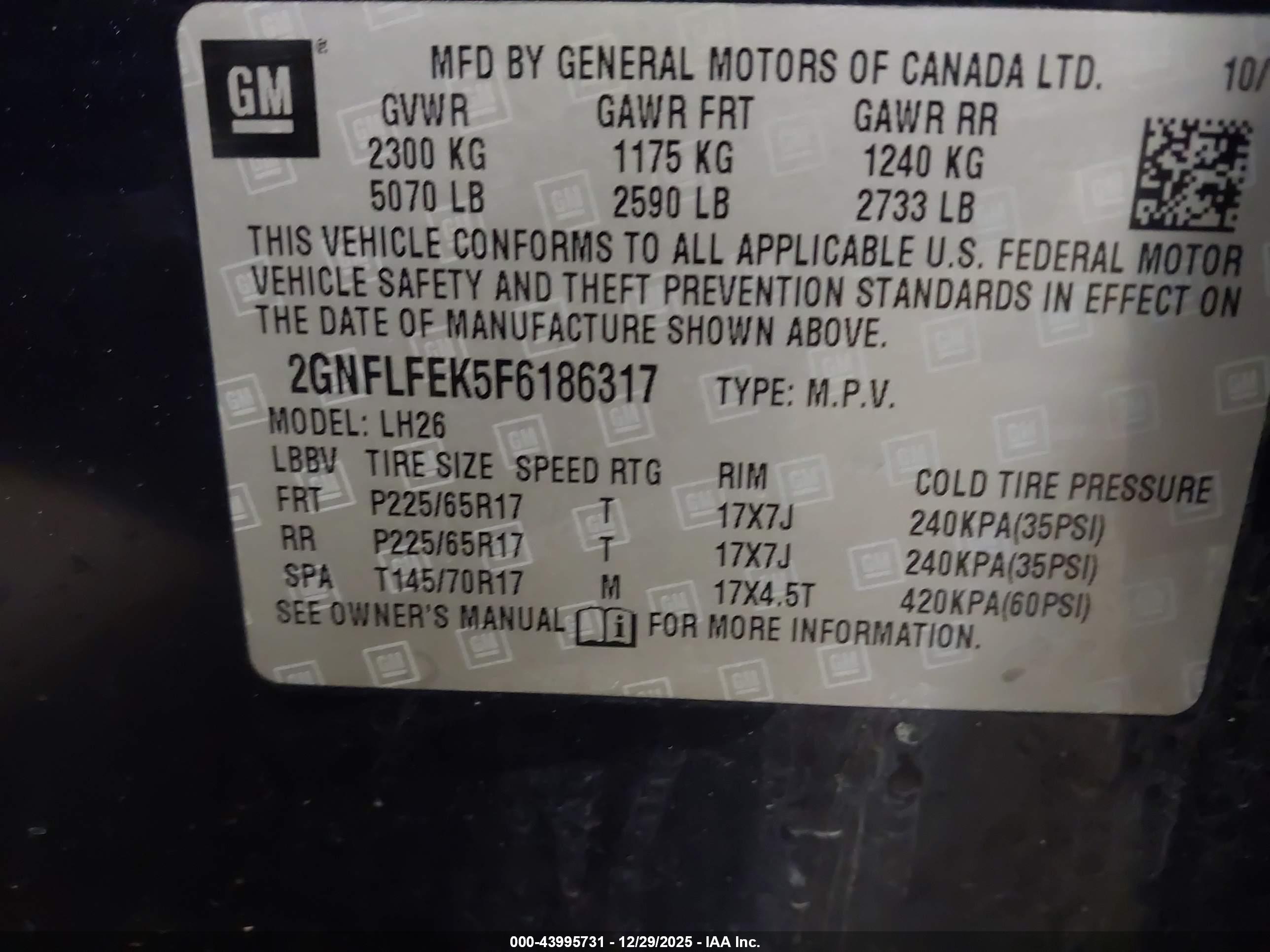 CHEVROLET EQUINOX image 9