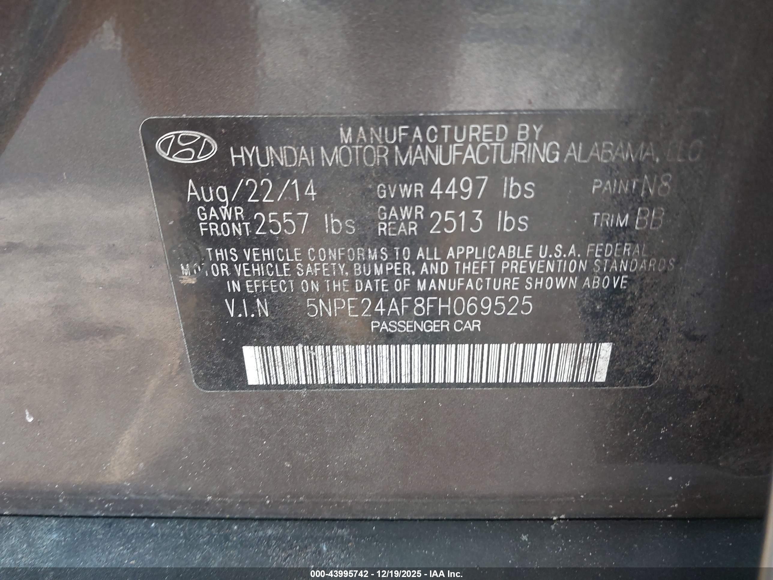 HYUNDAI SONATA image 9