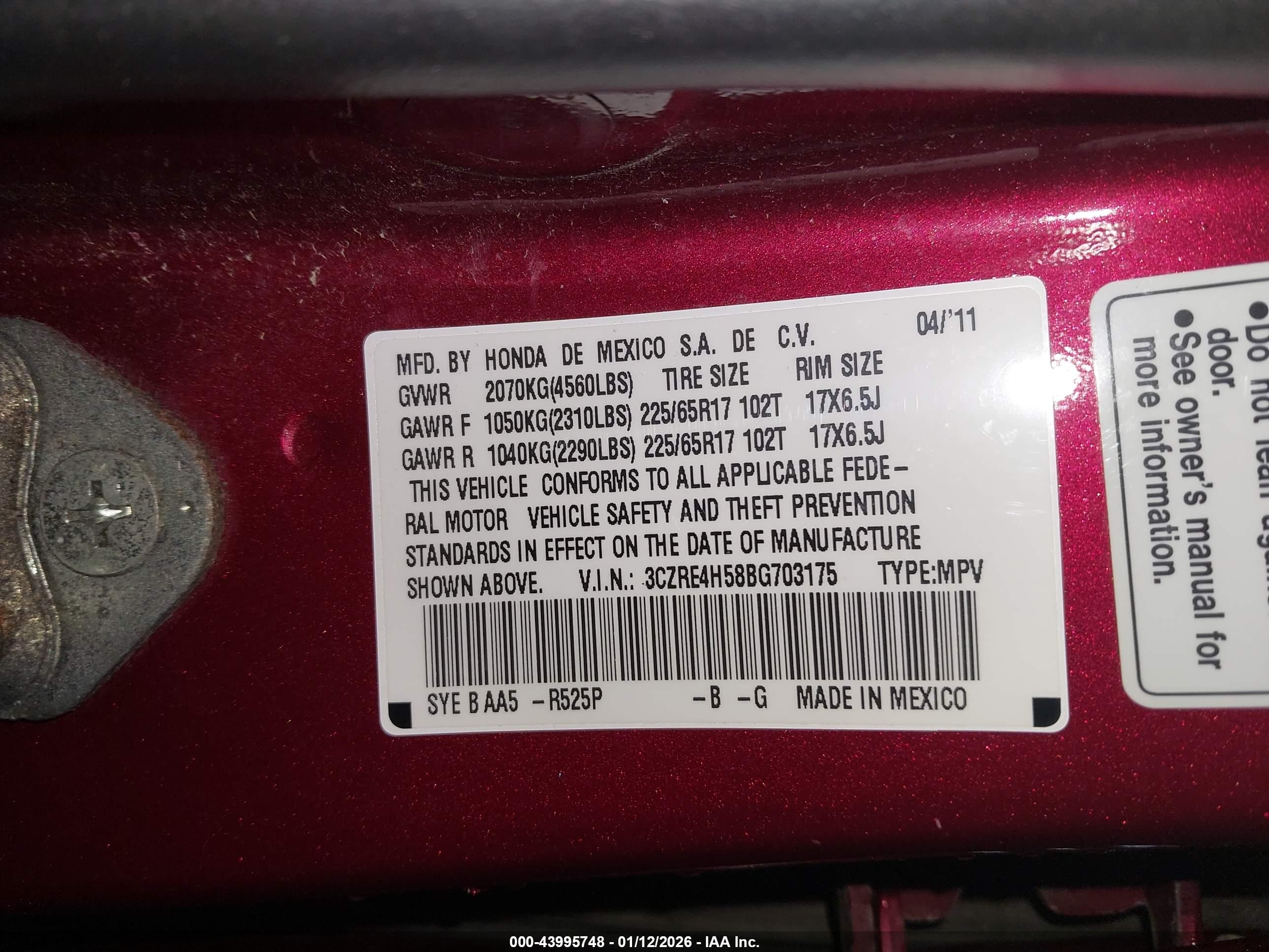 HONDA CR-V image 9
