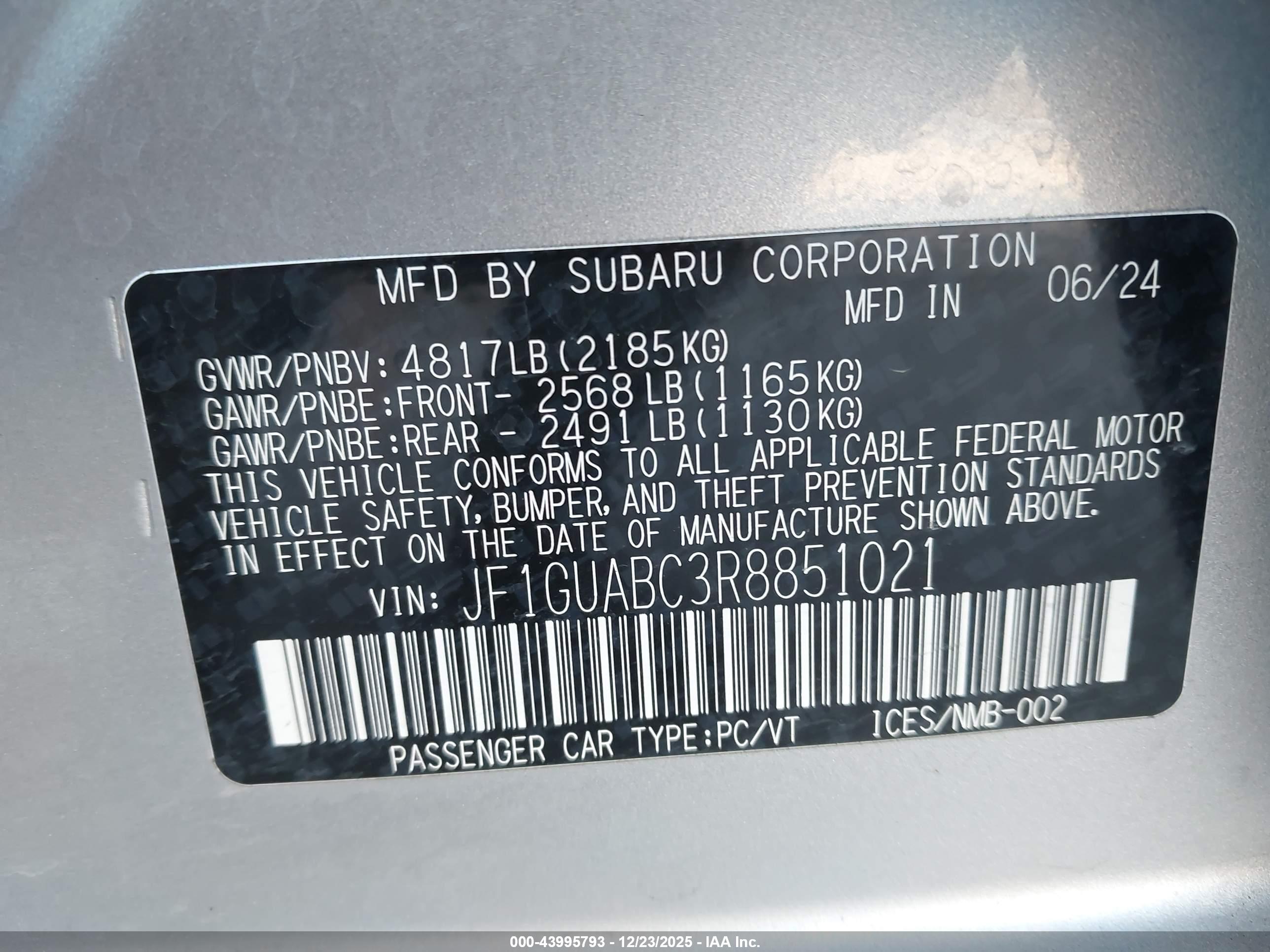 SUBARU IMPREZA image 9