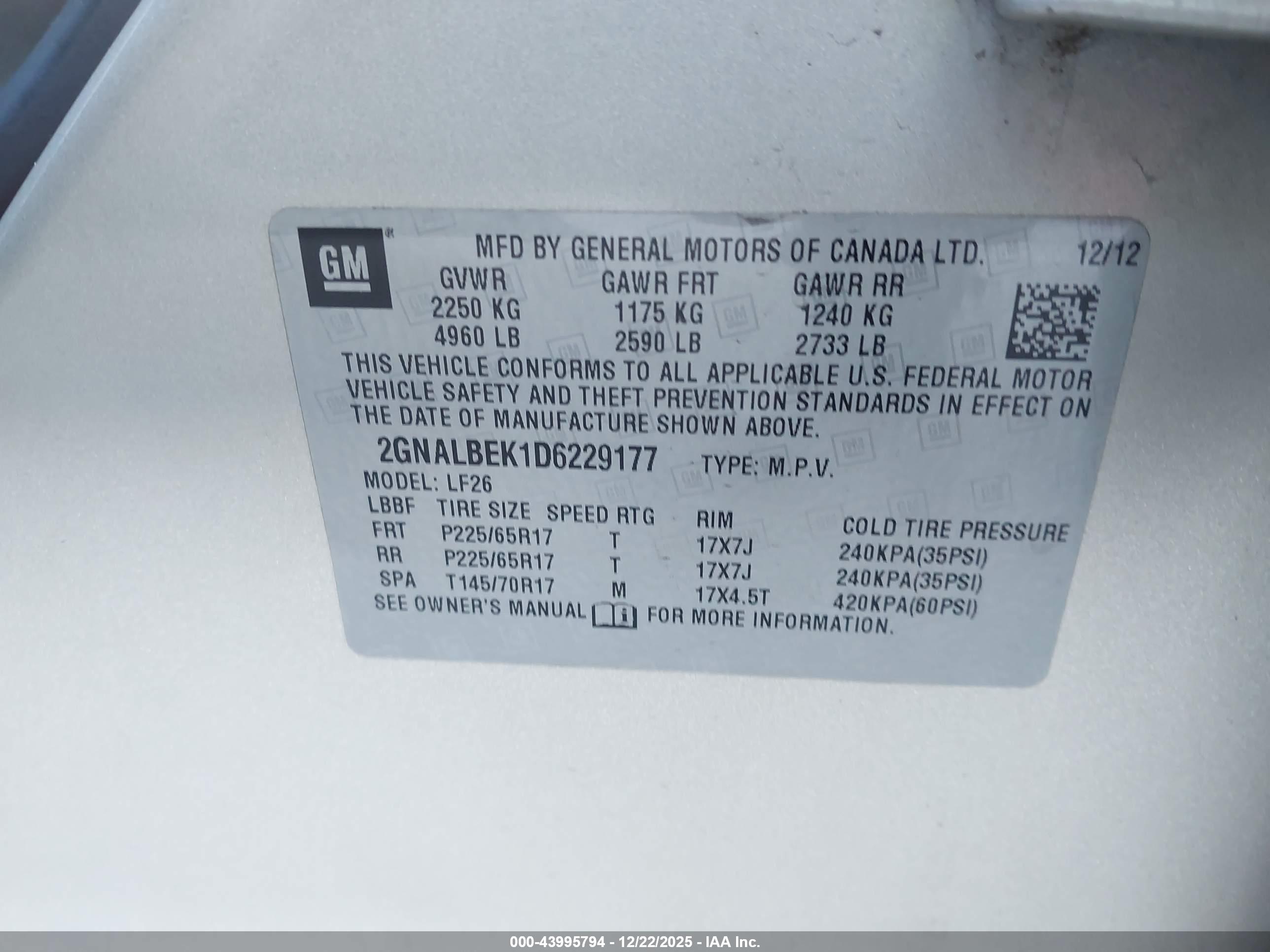 CHEVROLET EQUINOX image 9