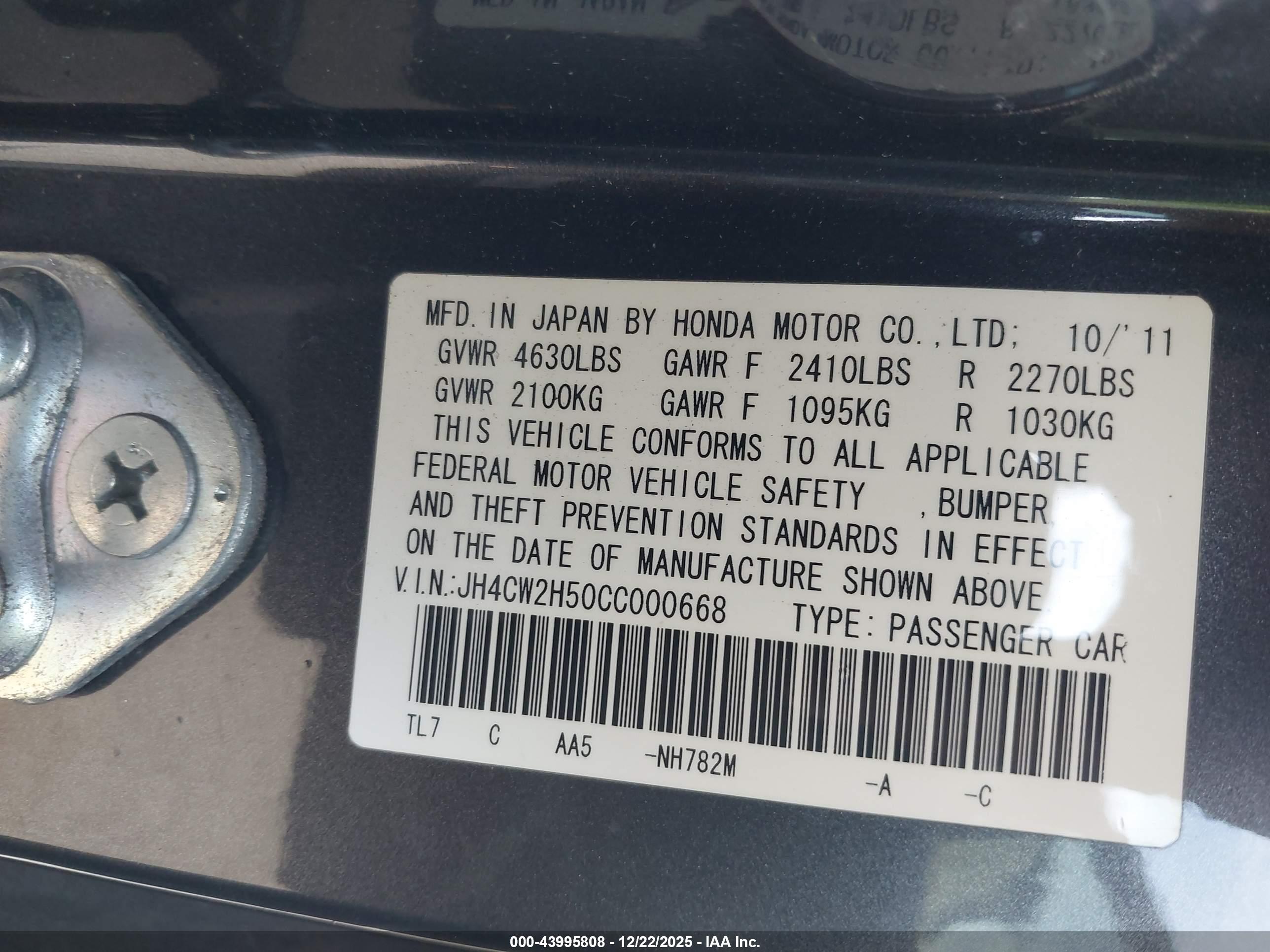 ACURA TSX image 9