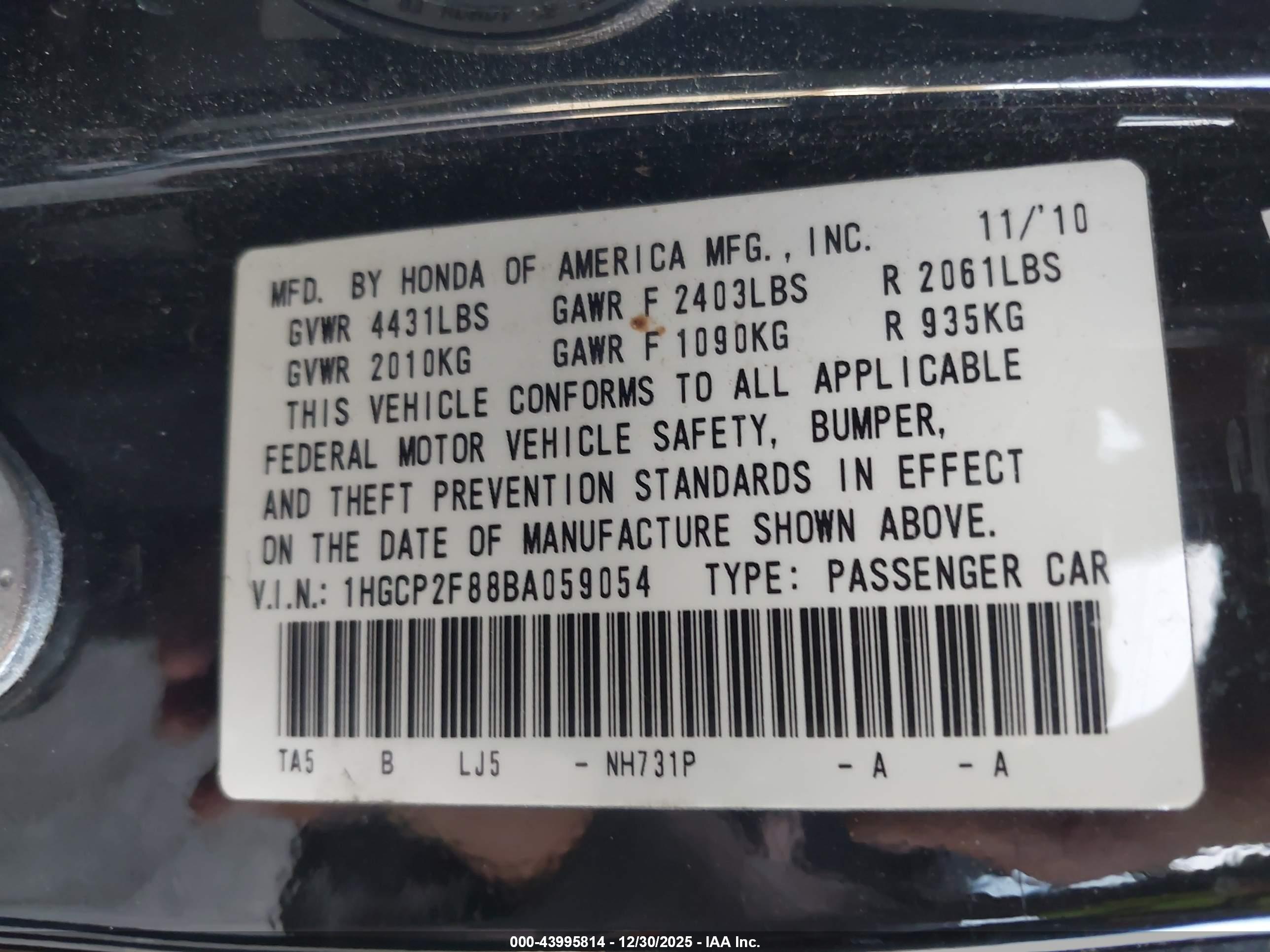 HONDA ACCORD image 9